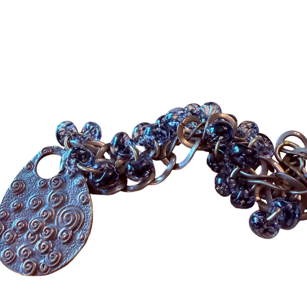 Releases Sunday at 8pm EST Bronze Night Lampwork Bracelet