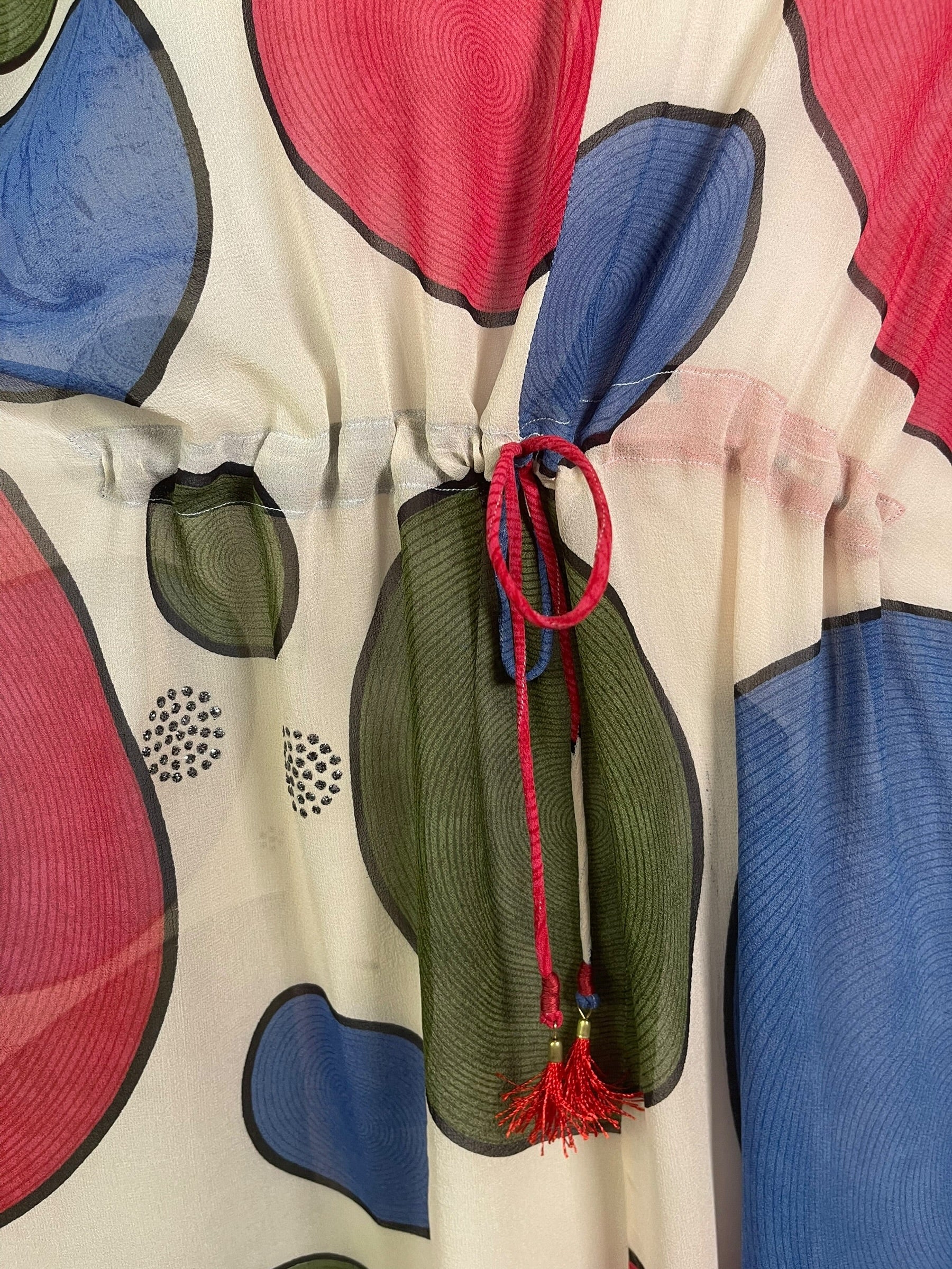 Releases Sunday at 8pm EST PRG8955 Sheer Avatar Pure Silk Maxi Kaftan