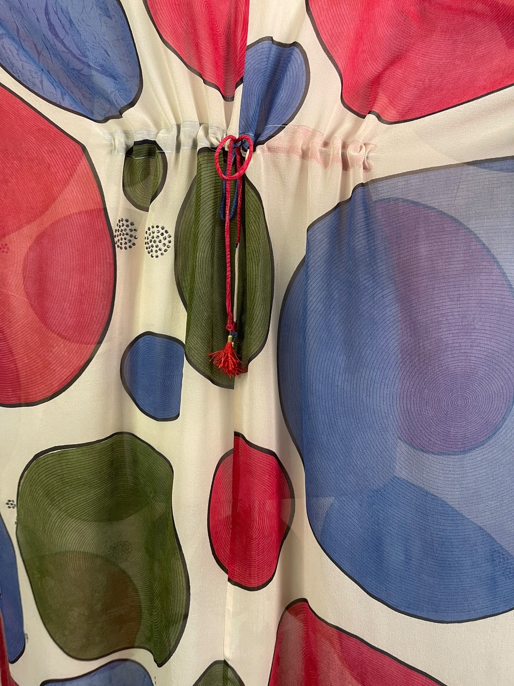Releases Sunday at 8pm EST PRG8955 Sheer Avatar Pure Silk Maxi Kaftan