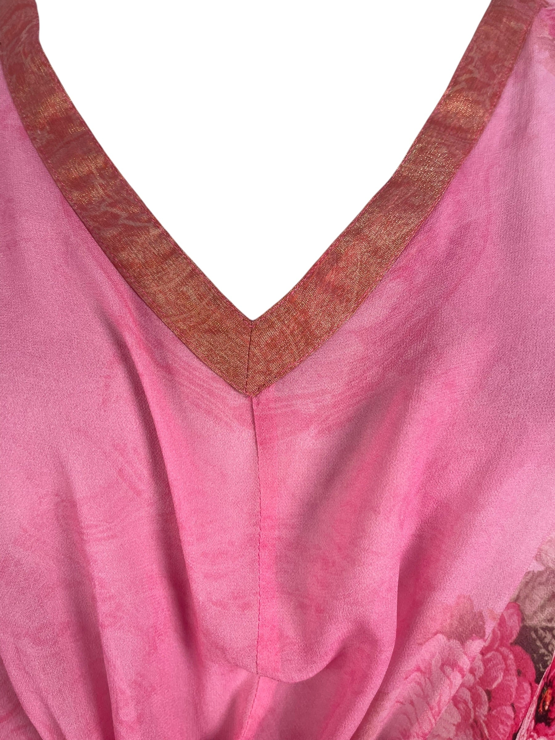 PRG8951 Sheer Avatar Pure Silk Maxi Kaftan