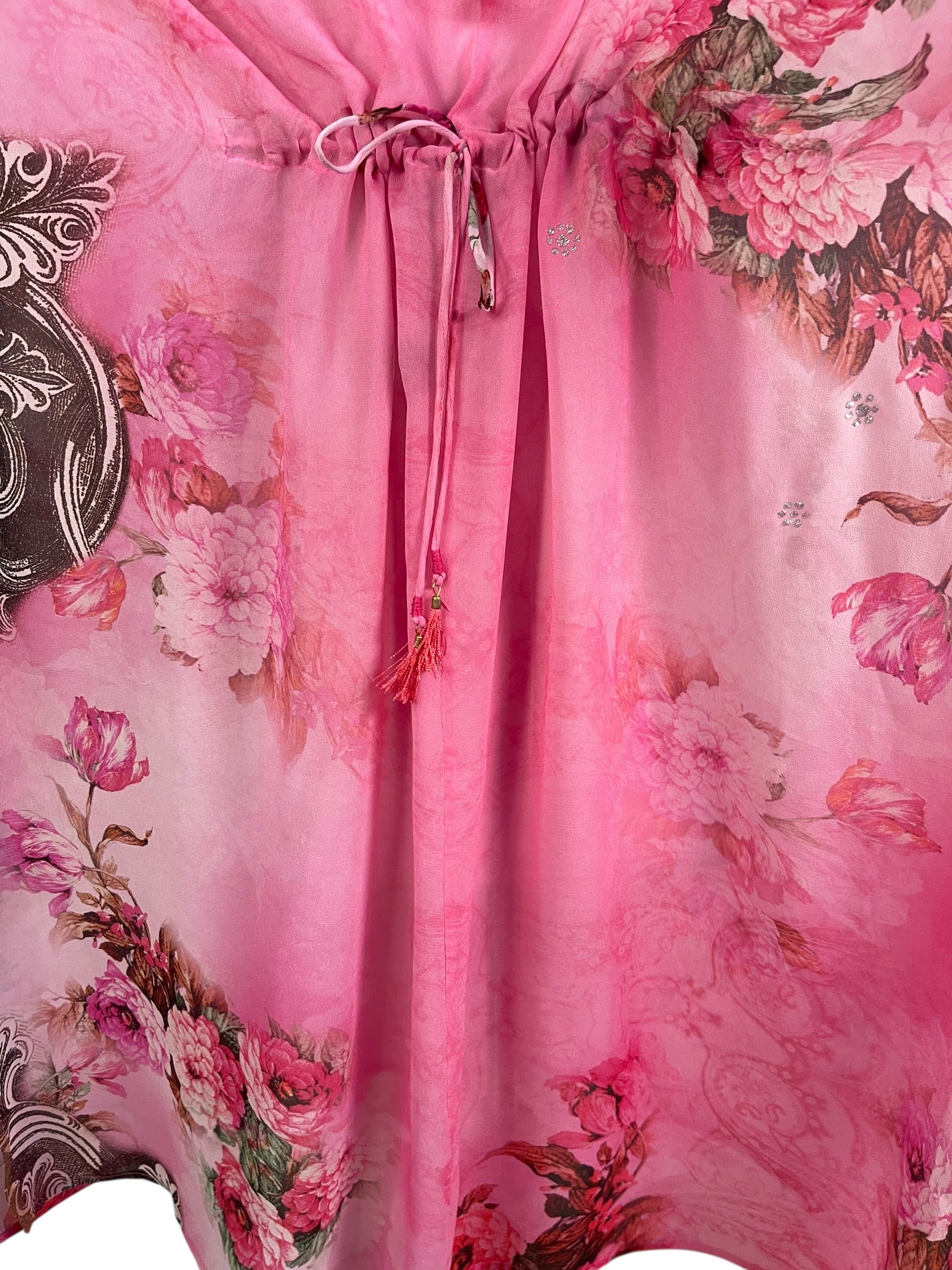 PRG8951 Sheer Avatar Pure Silk Maxi Kaftan
