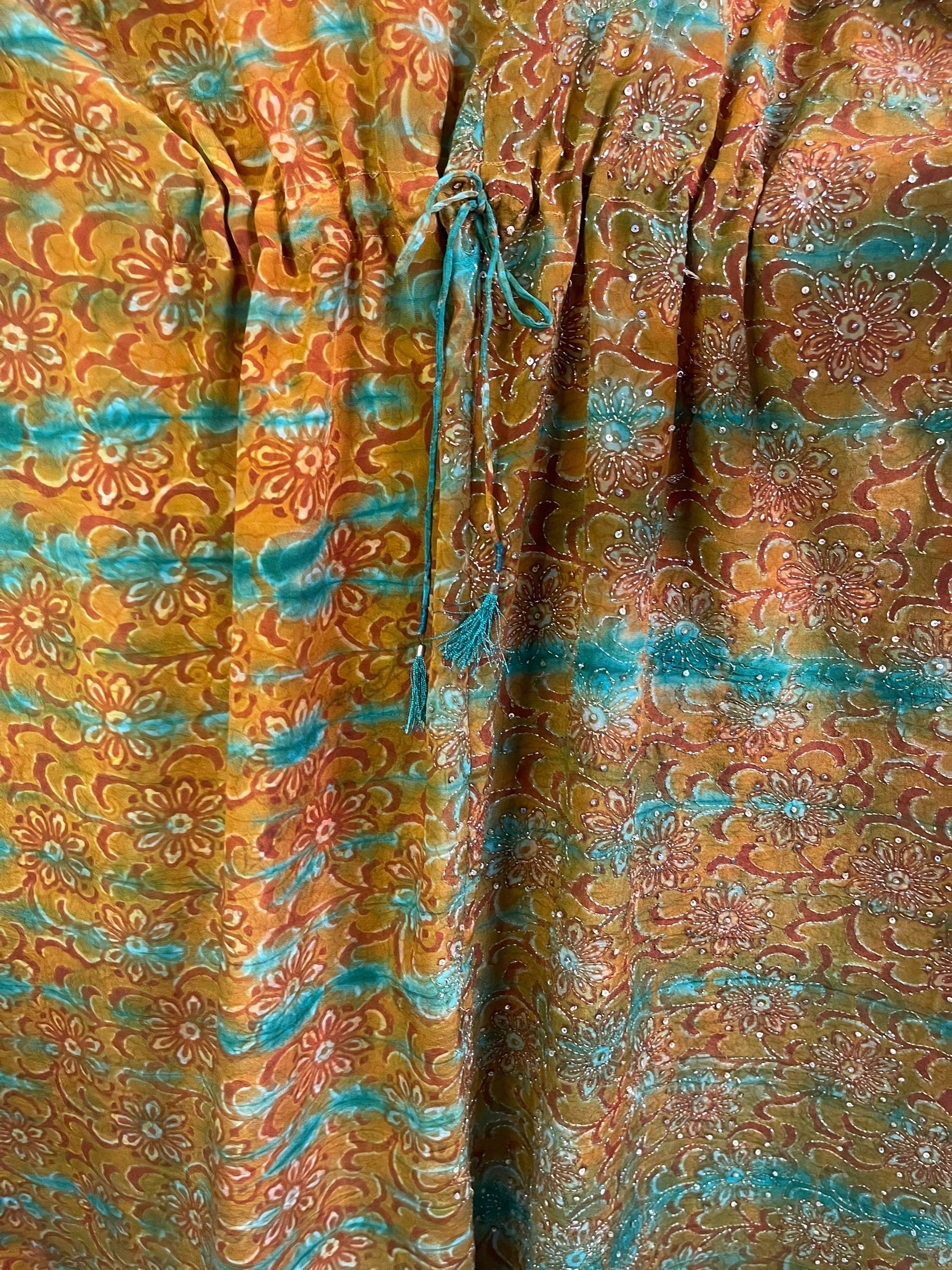 PRC8946 Avatar Pure Silk Maxi Kaftan