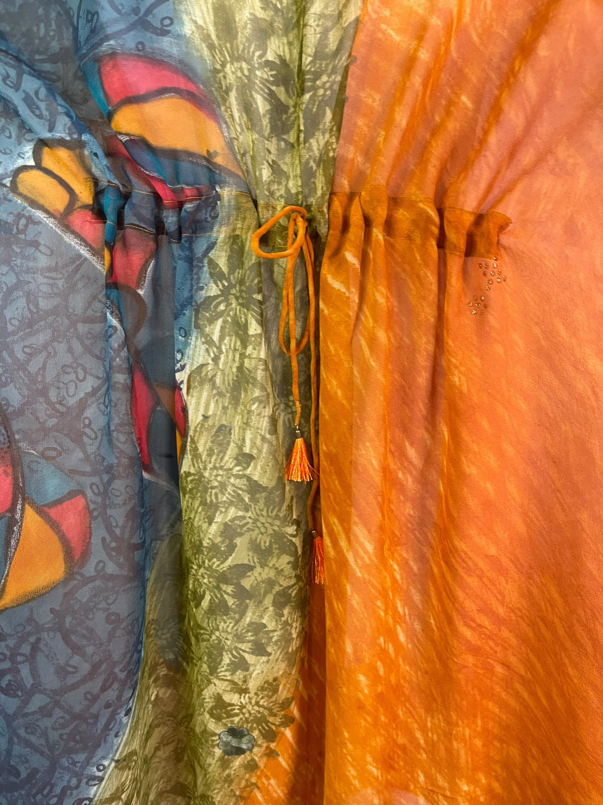 Releases Sunday at 8pm EST PRG8954 Sheer Avatar Pure Silk Maxi Kaftan