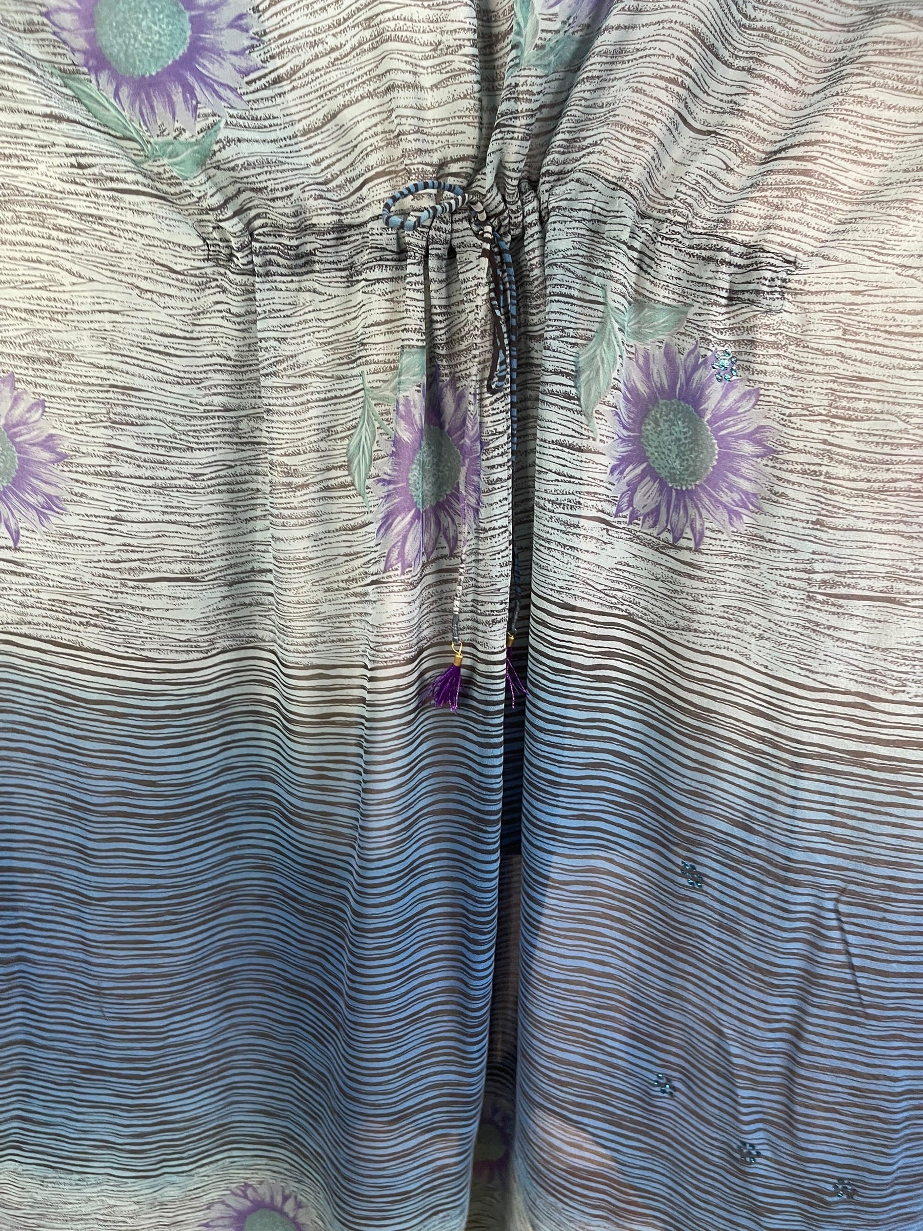 Releases Sunday at 8pm EST PRG8949 Sheer Wabi Sabi Pure Silk Maxi Kaftan