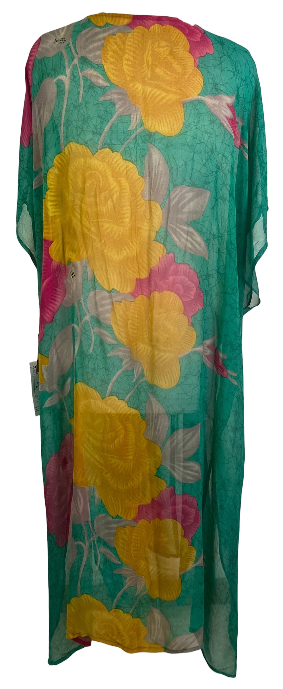 Releases Sunday at 8pm EST PRG8952 Sheer Wabi Sabi Pure Silk Maxi Kaftan