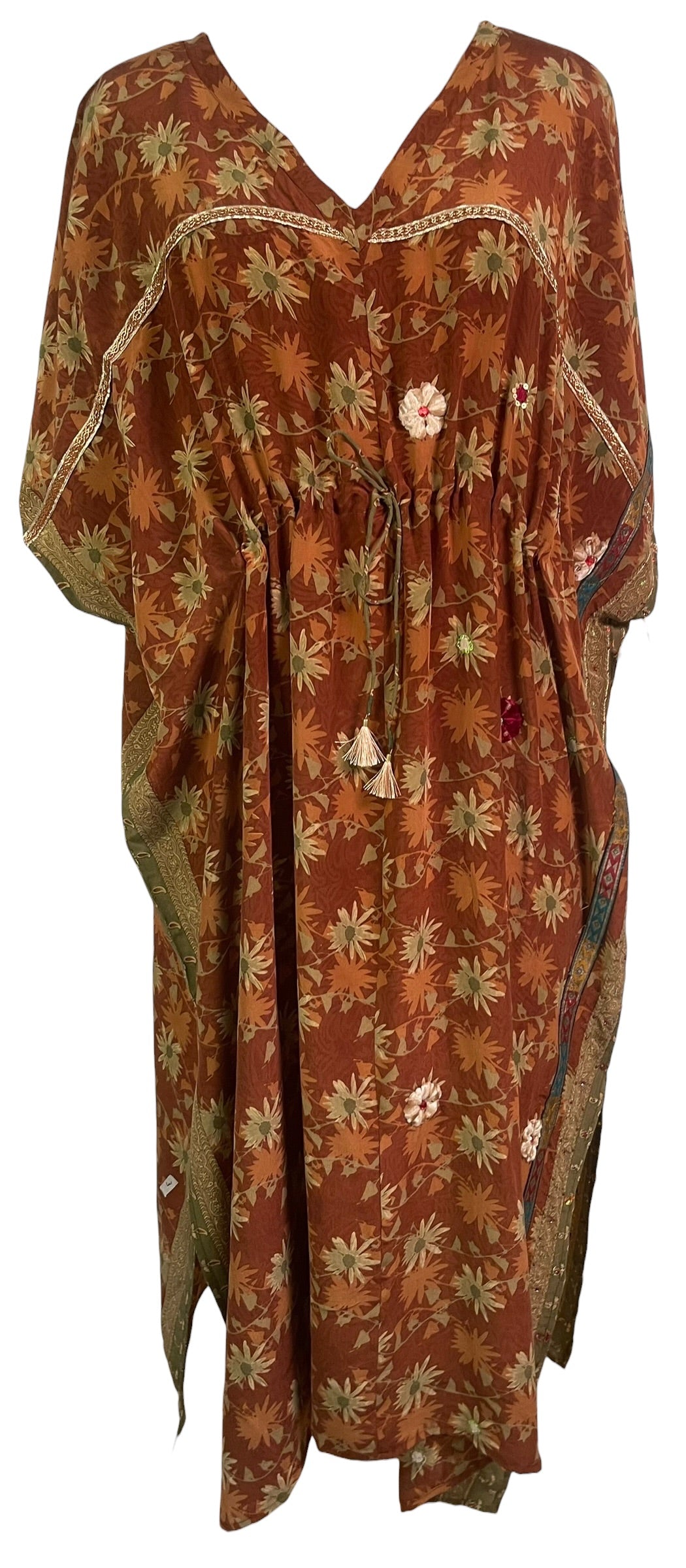 Releases Sunday August 9th at 8pm EST PRC8945 Wabi Sabi Pure Silk Maxi Kaftan