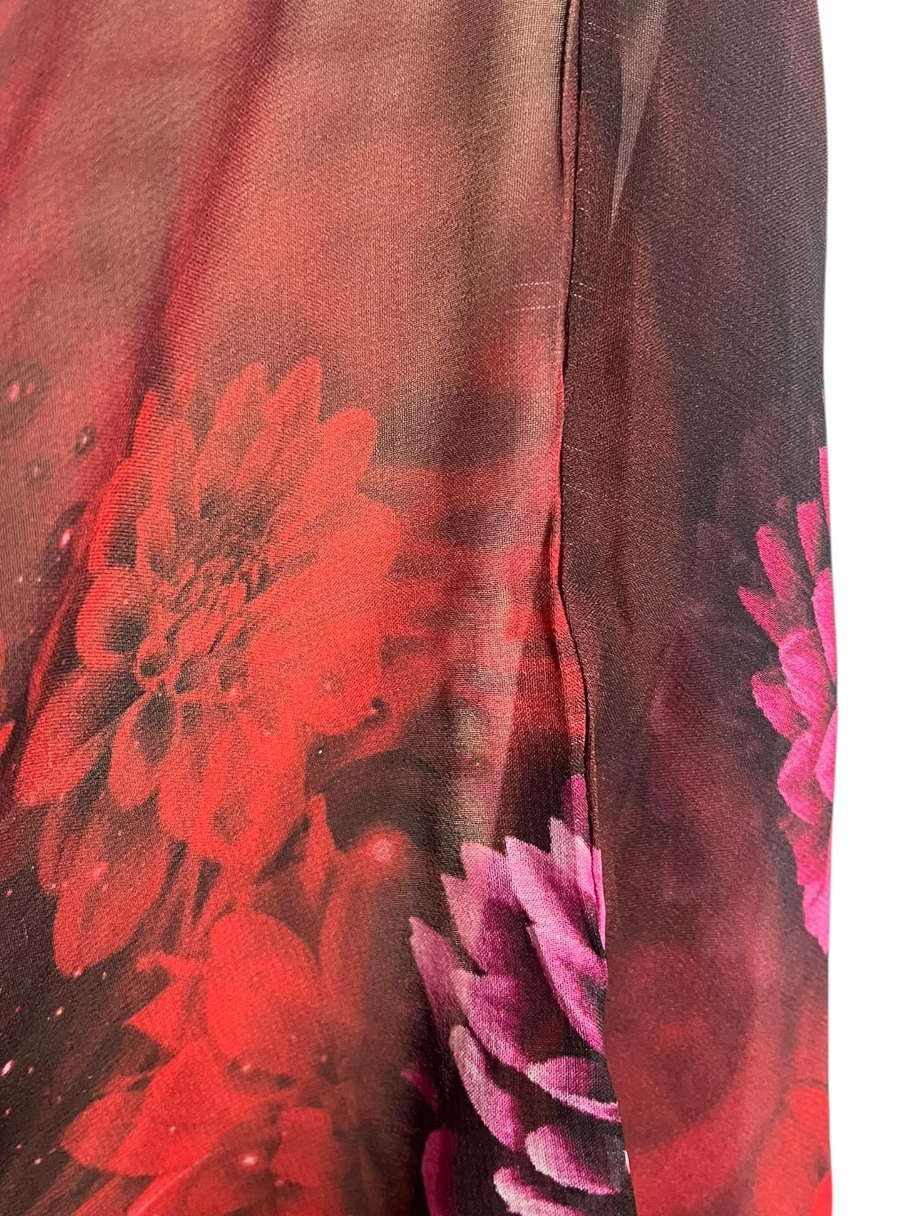 PRG8863 Sheer Wabi Sabi Pure Silk Maxi Kaftan