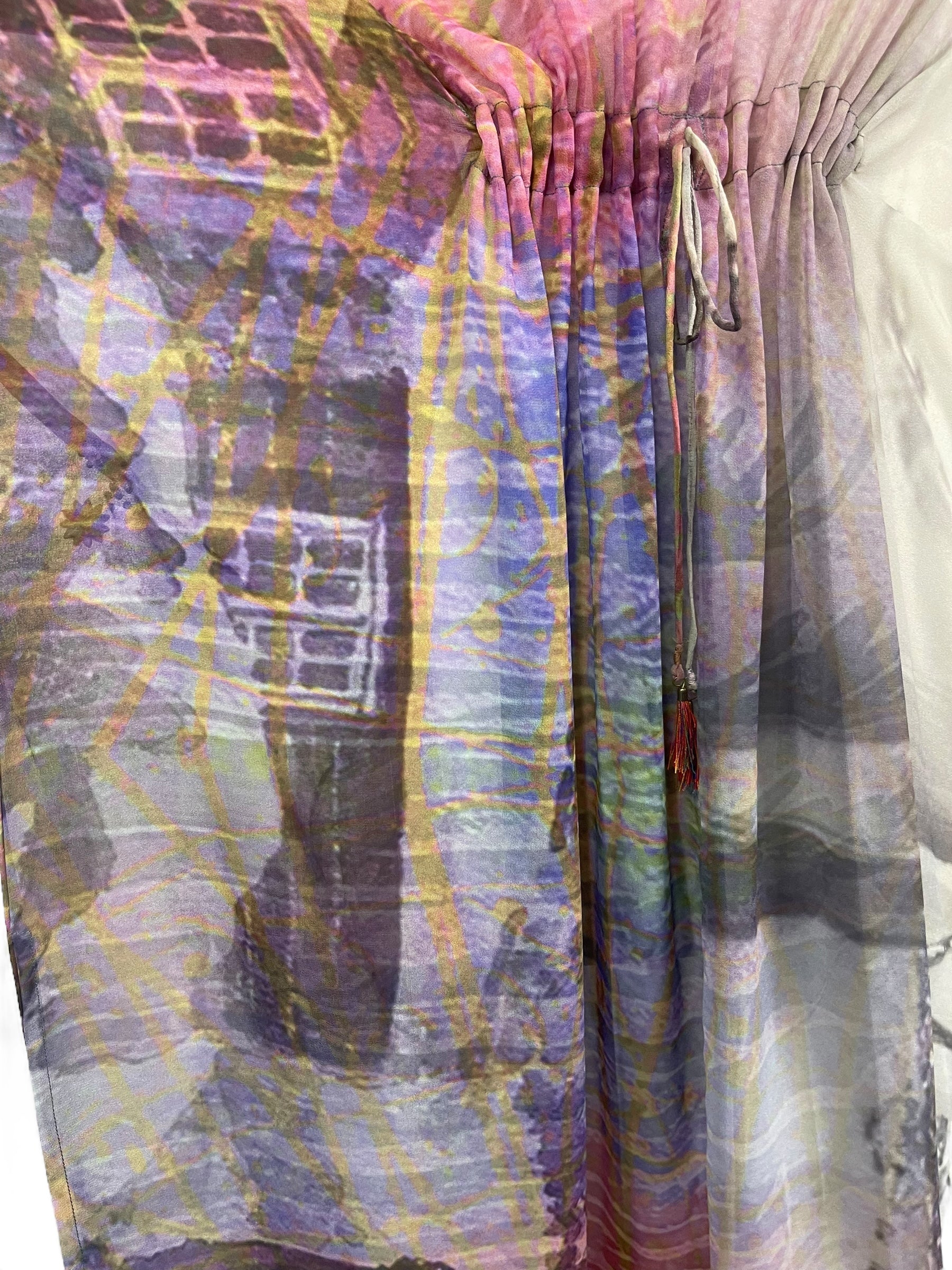 PRG8213 Sheer Avatar Pure Silk Maxi Kaftan