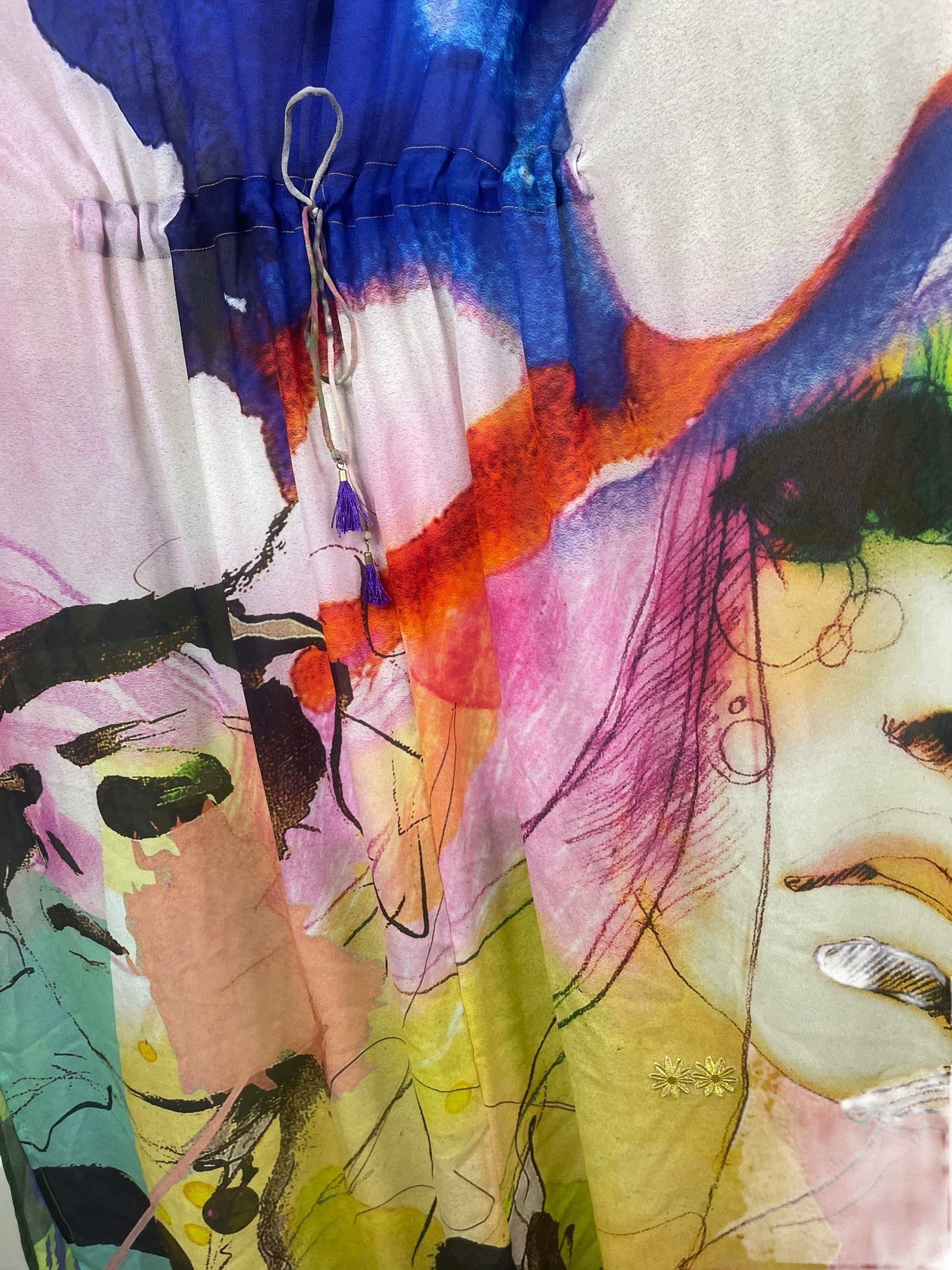 PRG8209 Sheer Avatar Pure Silk Maxi Kaftan