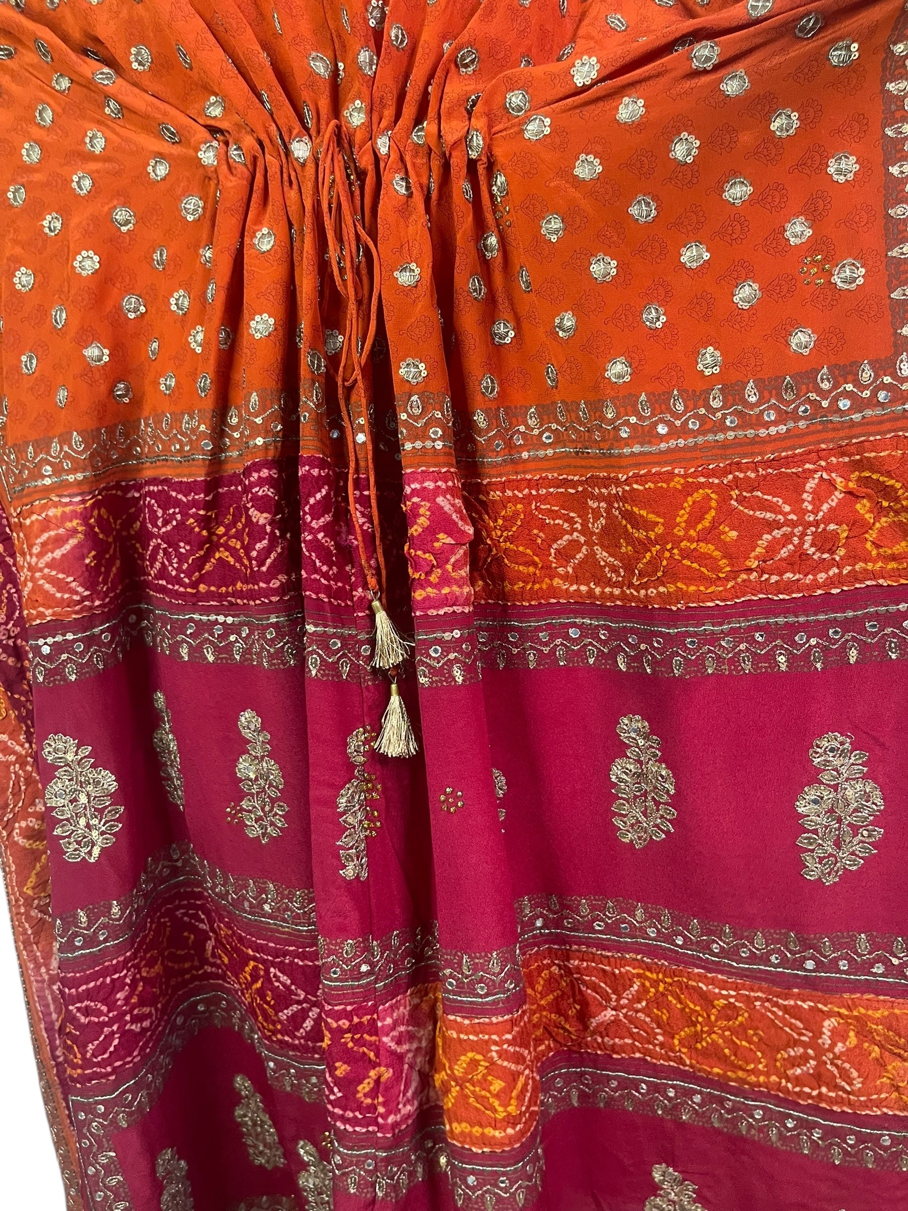 PRC8251 Avatar Pure Silk Maxi Kaftan