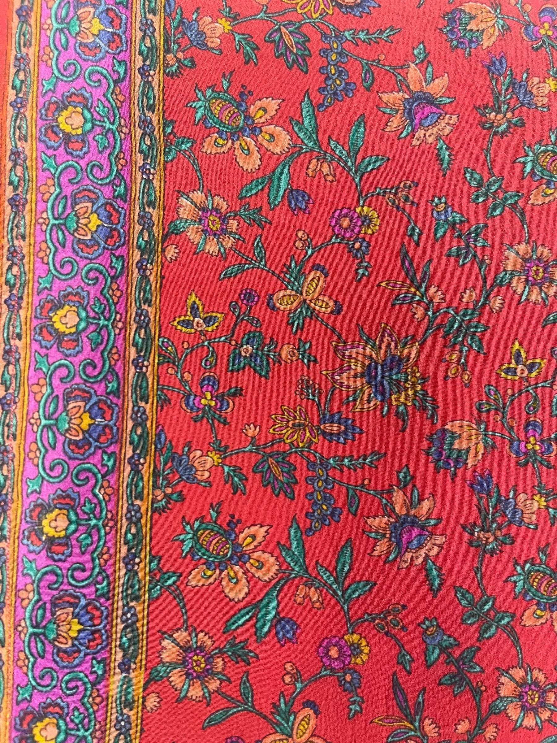 PRC9064 Avatar Pure Silk Long Tunic with Side Ties