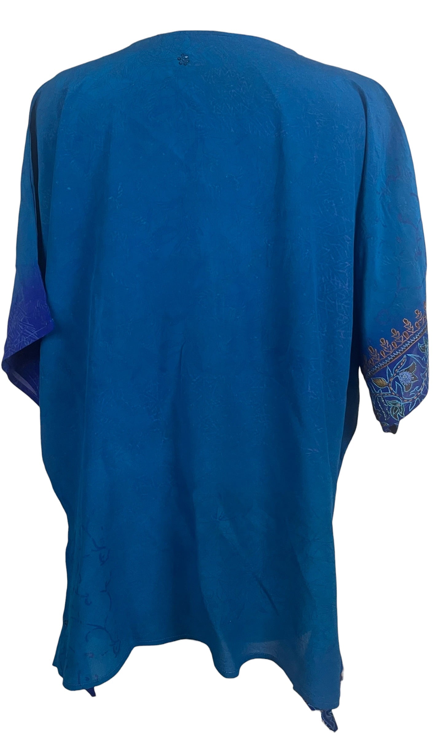 PRC8957 Avatar Pure Silk Long Tunic with Side Ties