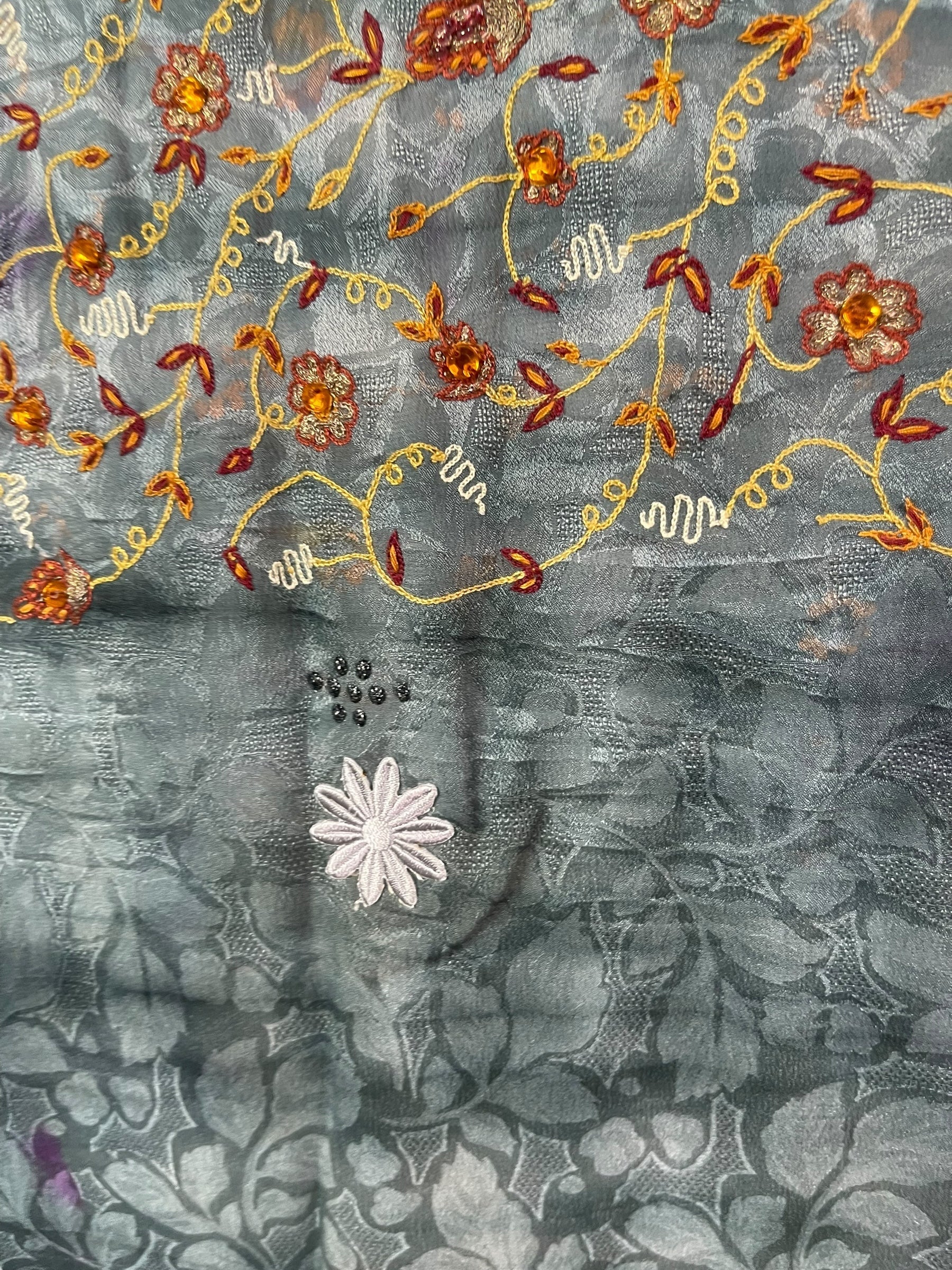 PRC8247 Avatar Pure Silk Maxi Kaftan