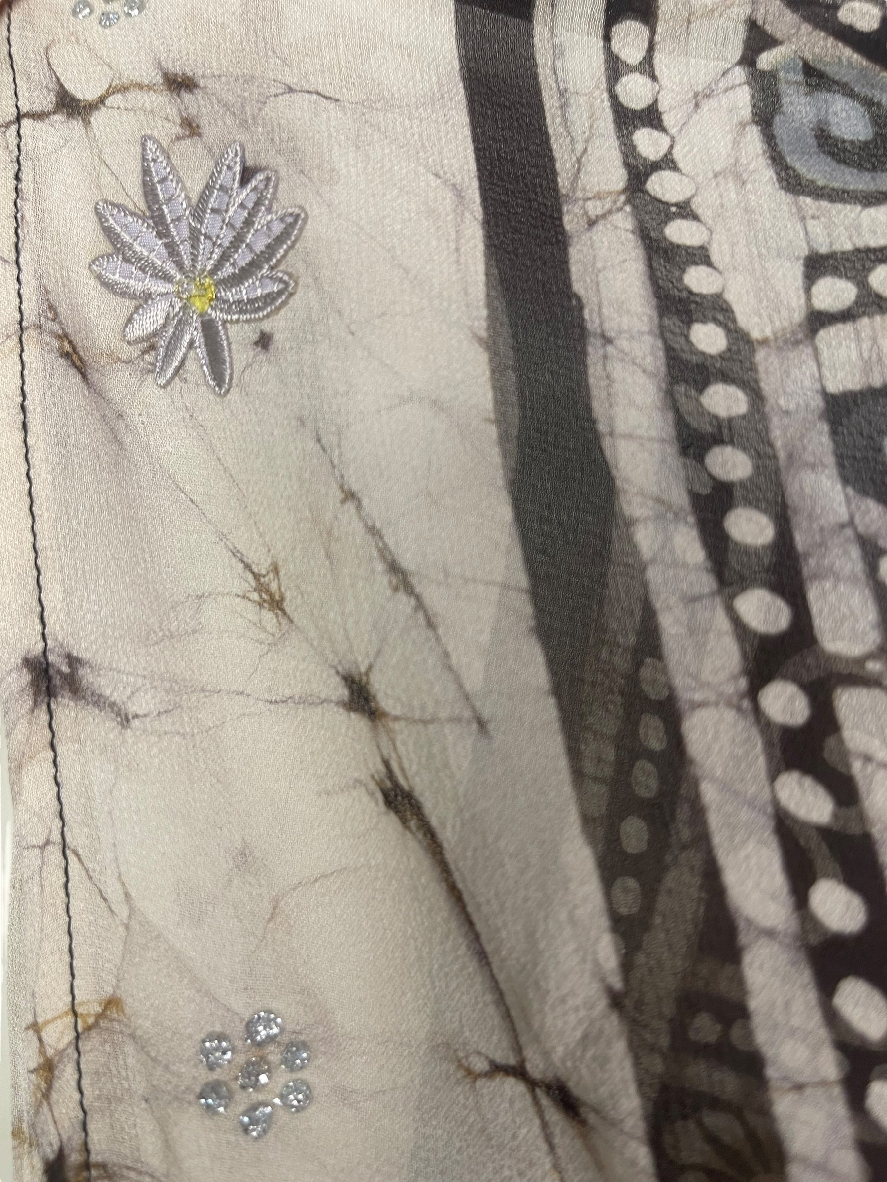 PRG8271 Sheer Avatar Pure Silk Maxi Kaftan