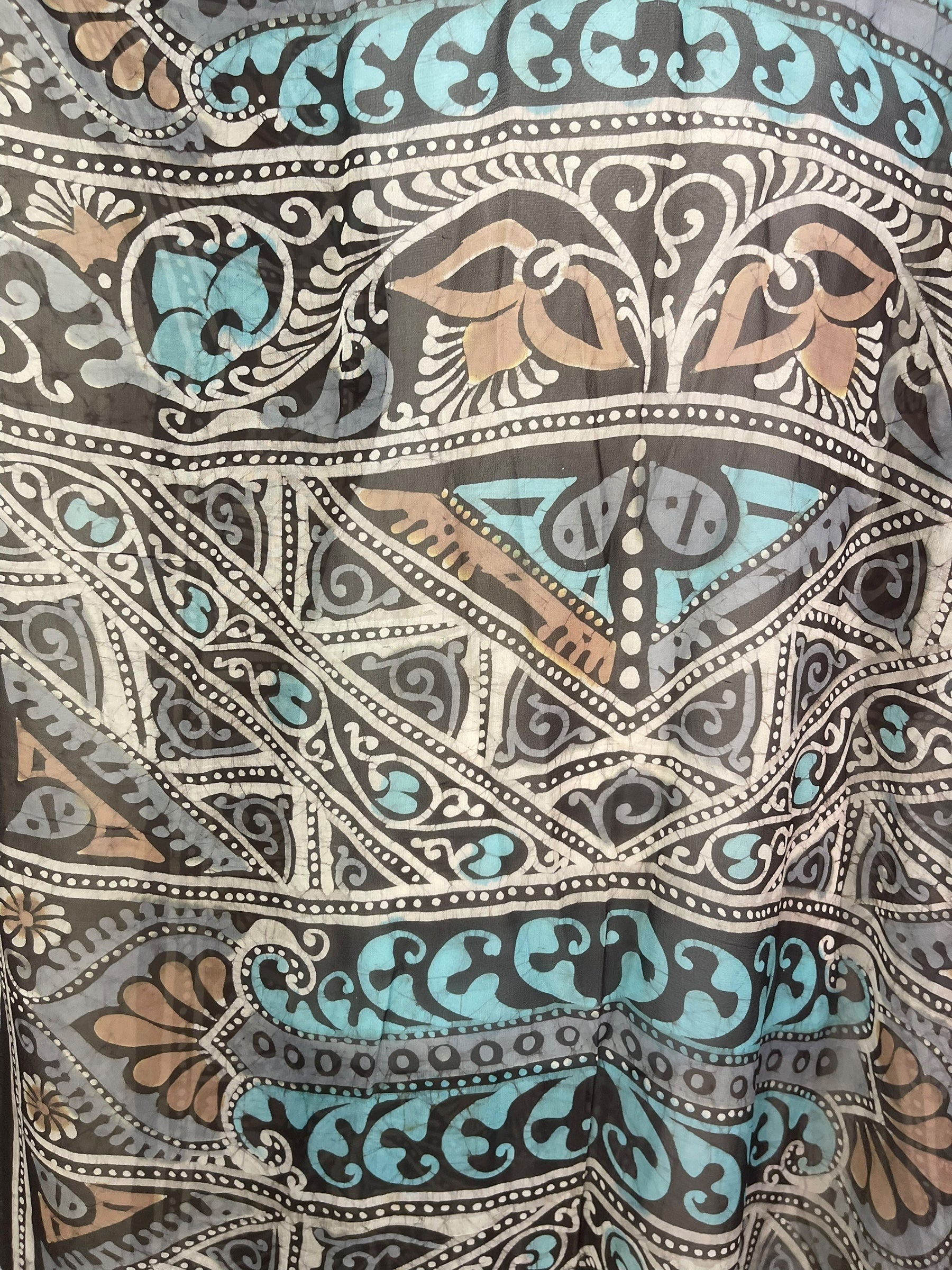 PRG8271 Sheer Avatar Pure Silk Maxi Kaftan