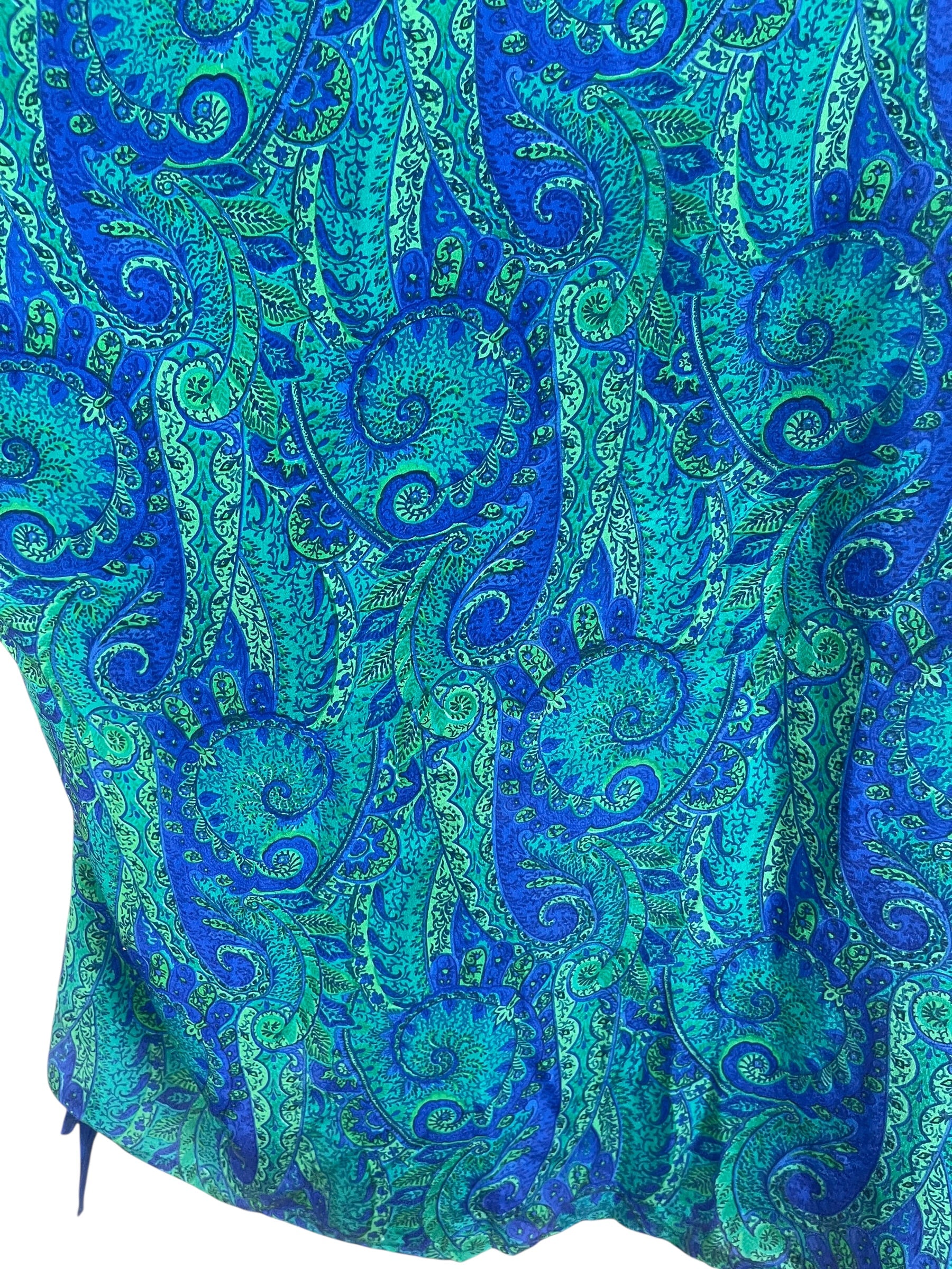 PRC9015 Avatar Pure Silk Long Tunic with Side Ties