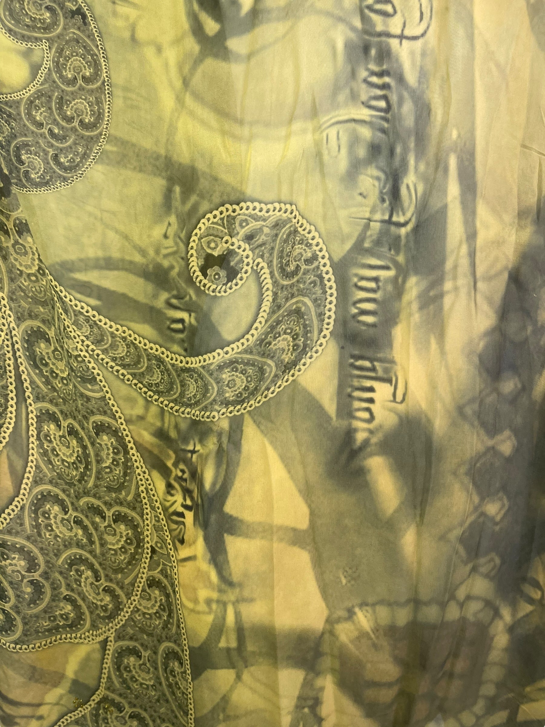 PRG8262 Sheer Avatar Pure Silk Maxi Kaftan