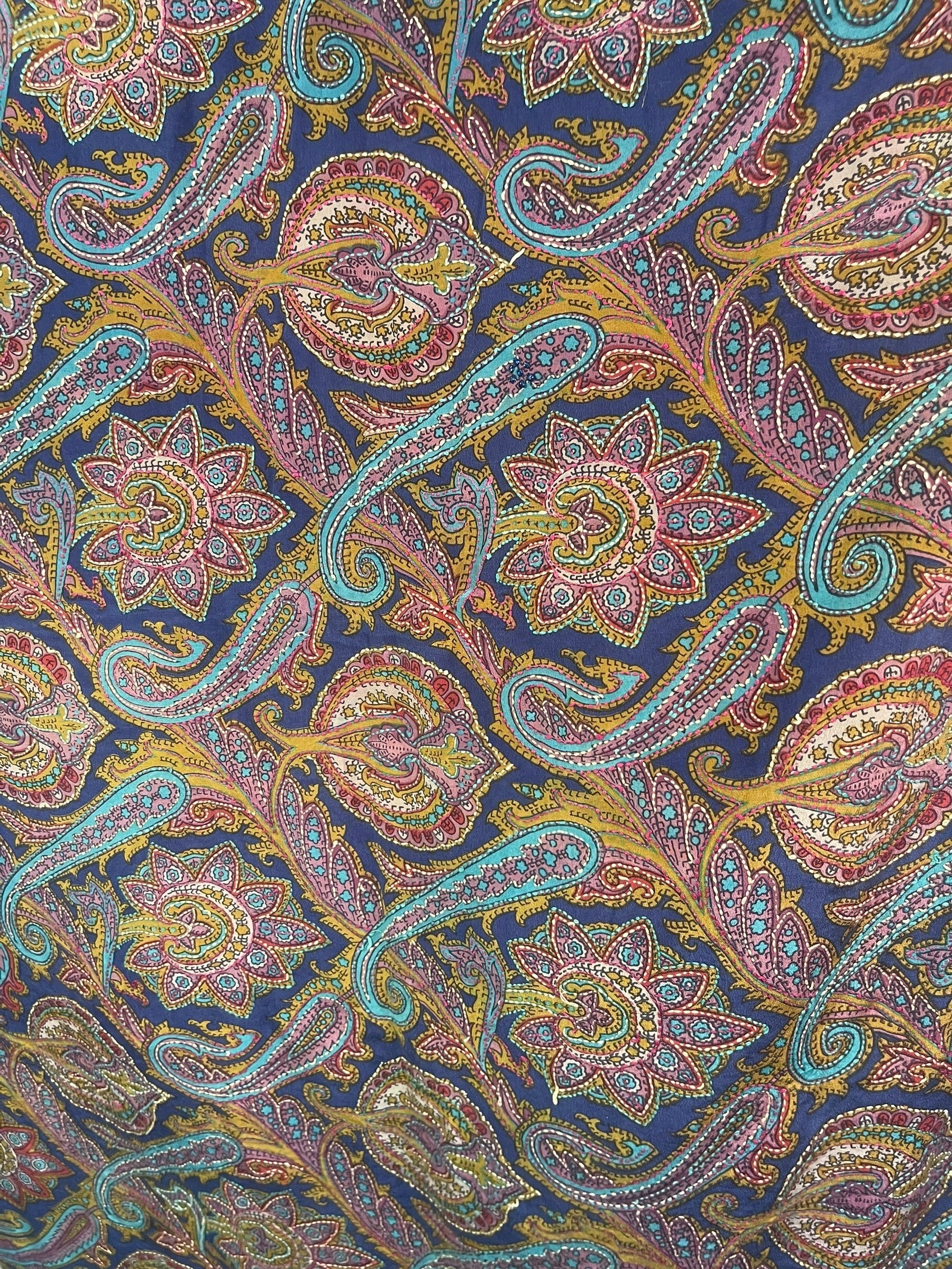 PRC8257 Avatar Pure Silk Maxi Kaftan