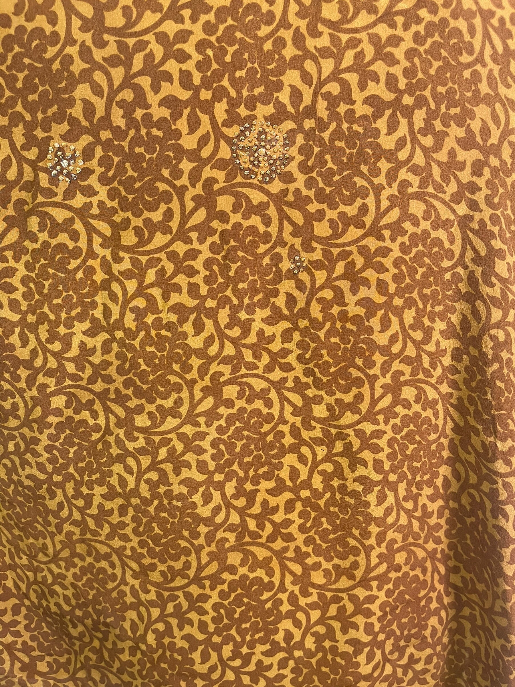 PRC9058 Avatar Pure Silk Long Tunic with Side Ties