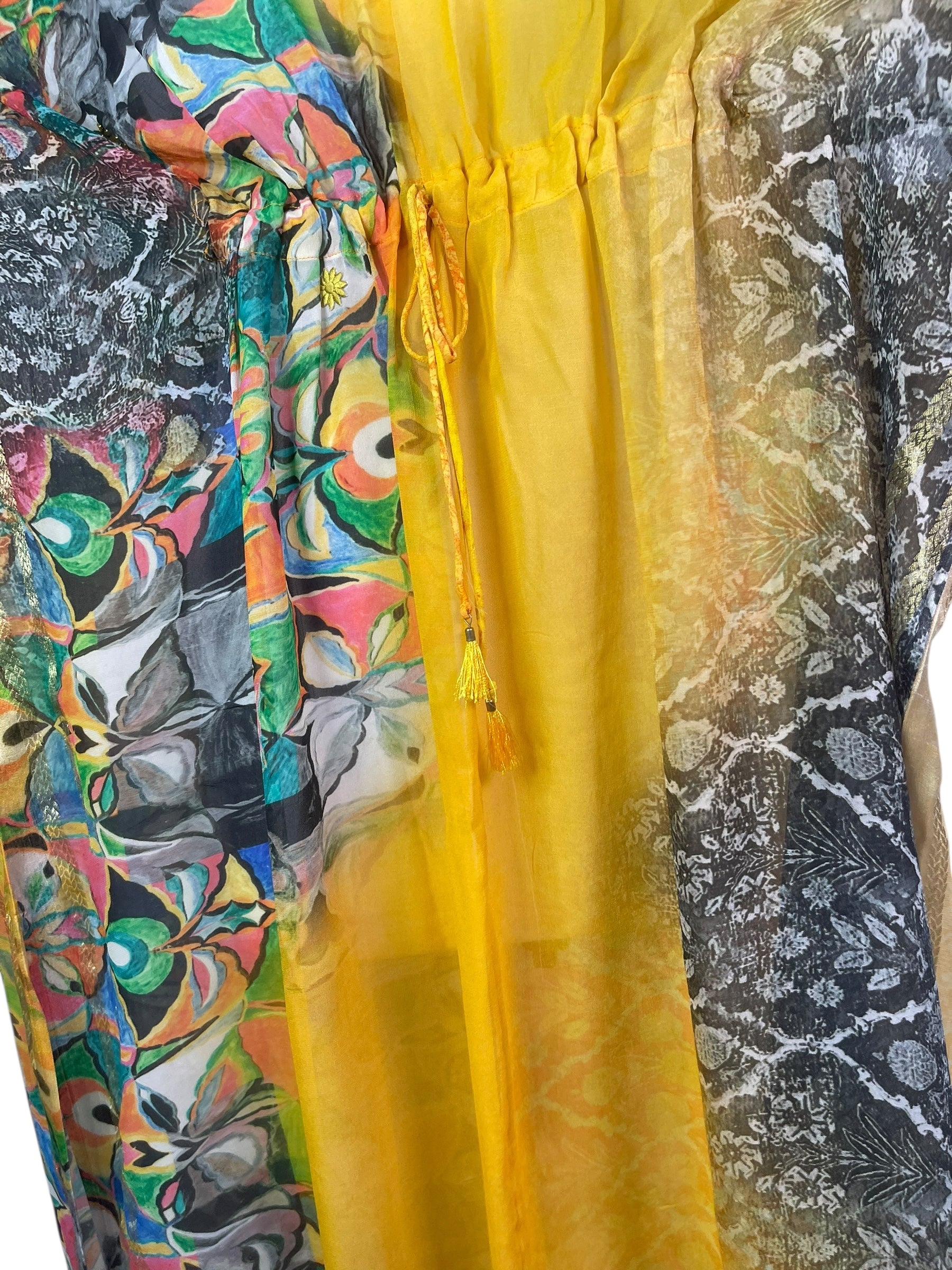 PRG8269 Sheer Avatar Pure Silk Maxi Kaftan