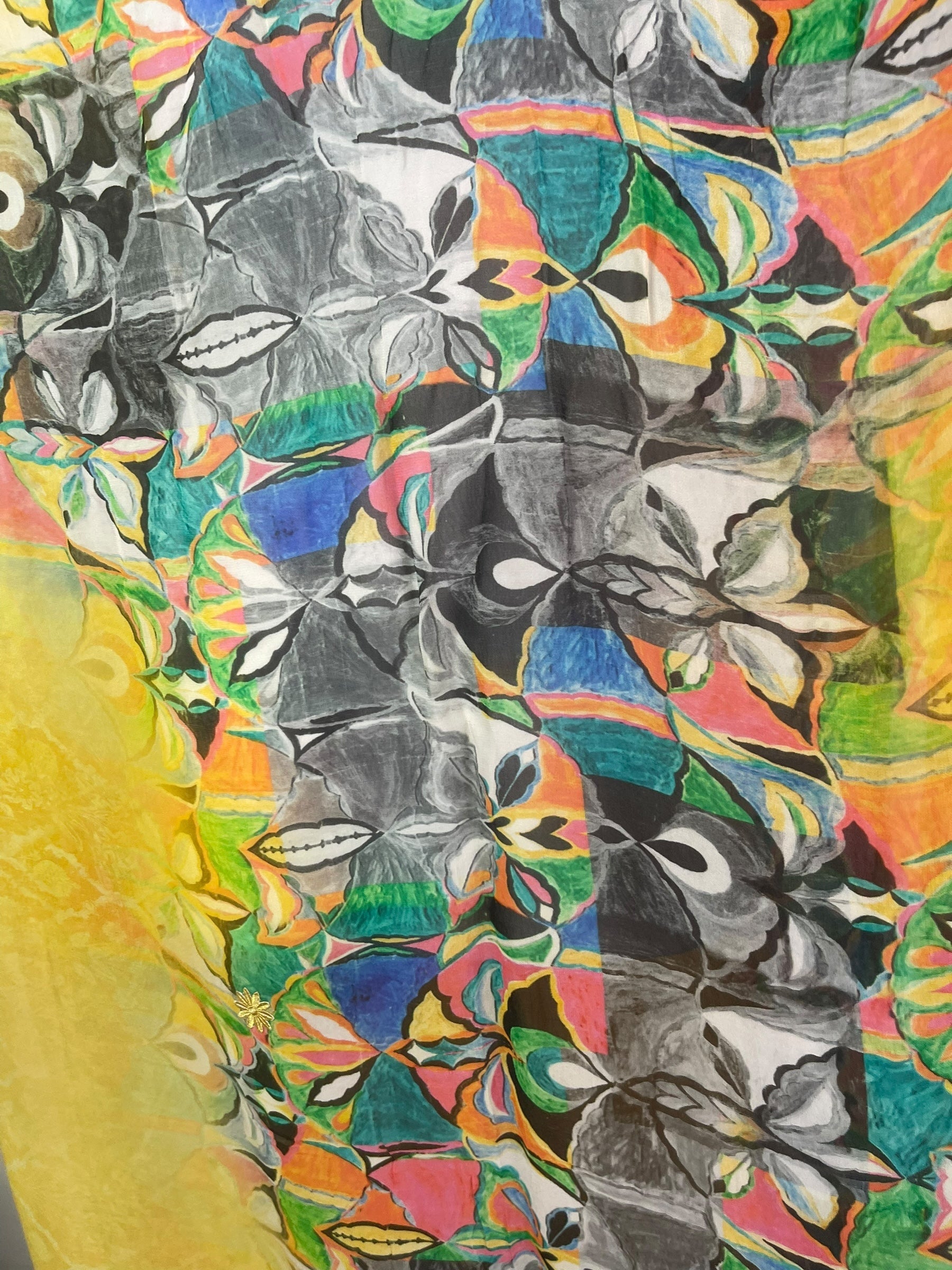 PRG8269 Sheer Avatar Pure Silk Maxi Kaftan