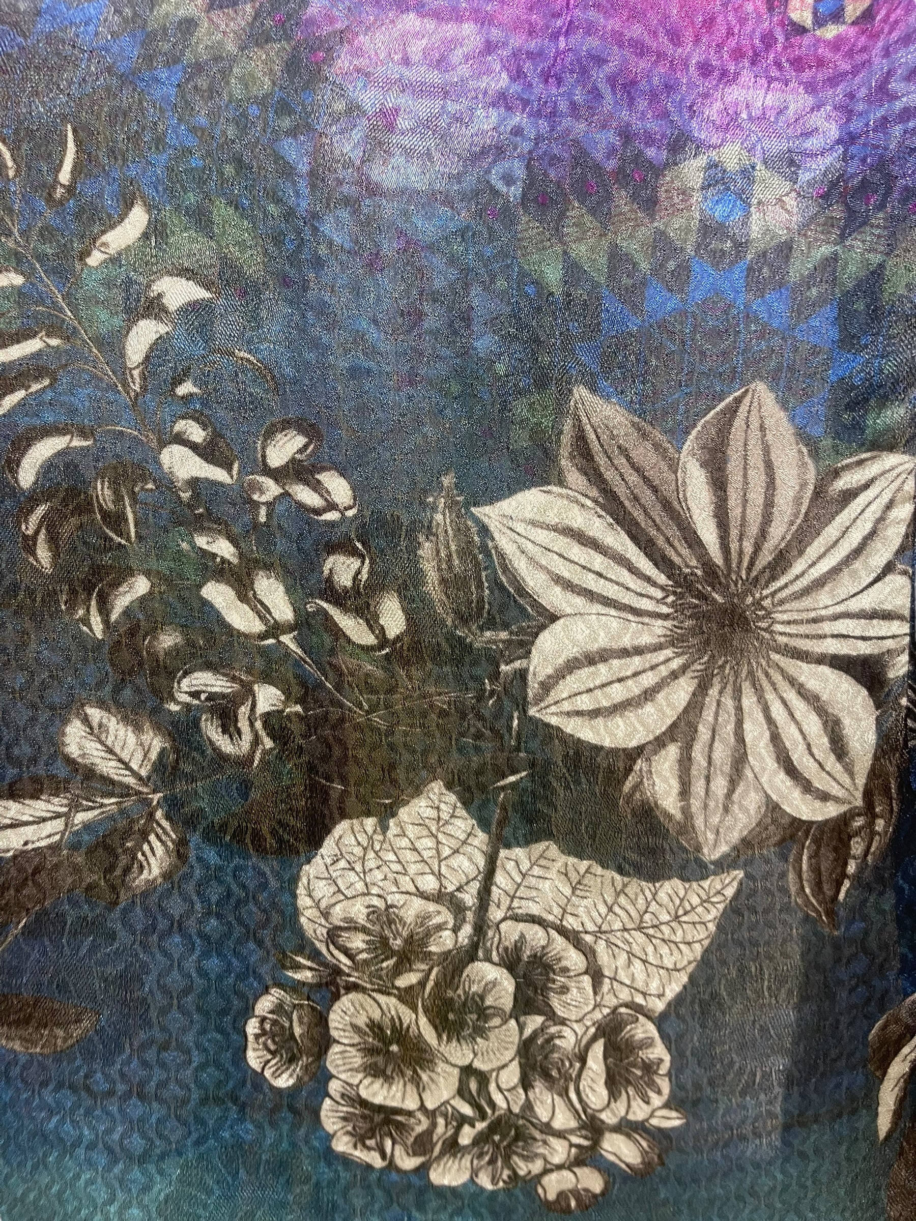 PRG8263 Sheer Avatar Pure Silk Maxi Kaftan