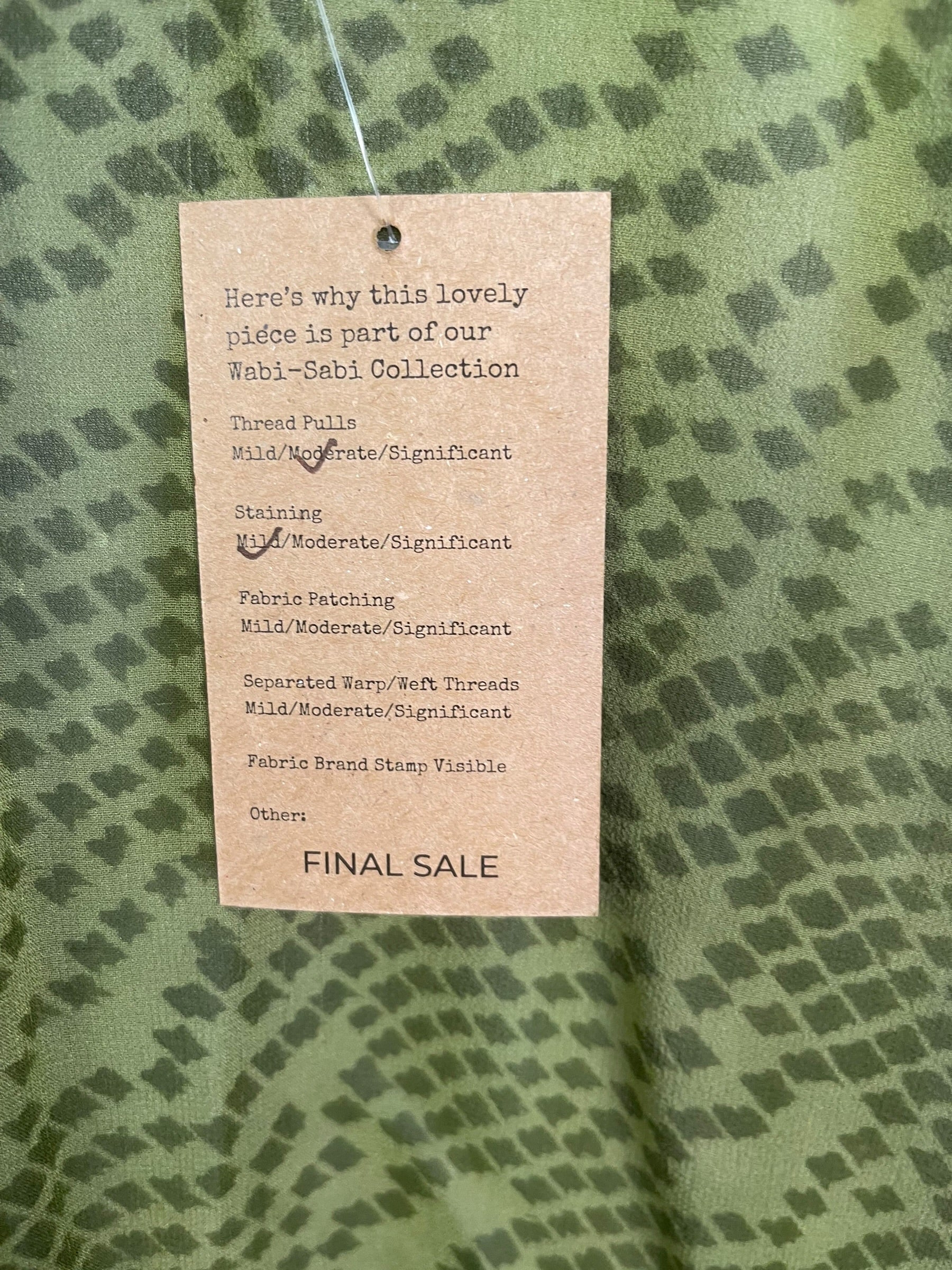 PRG9044 Sheer Wabi Sabi Pure Silk Long Tunic with Side Ties