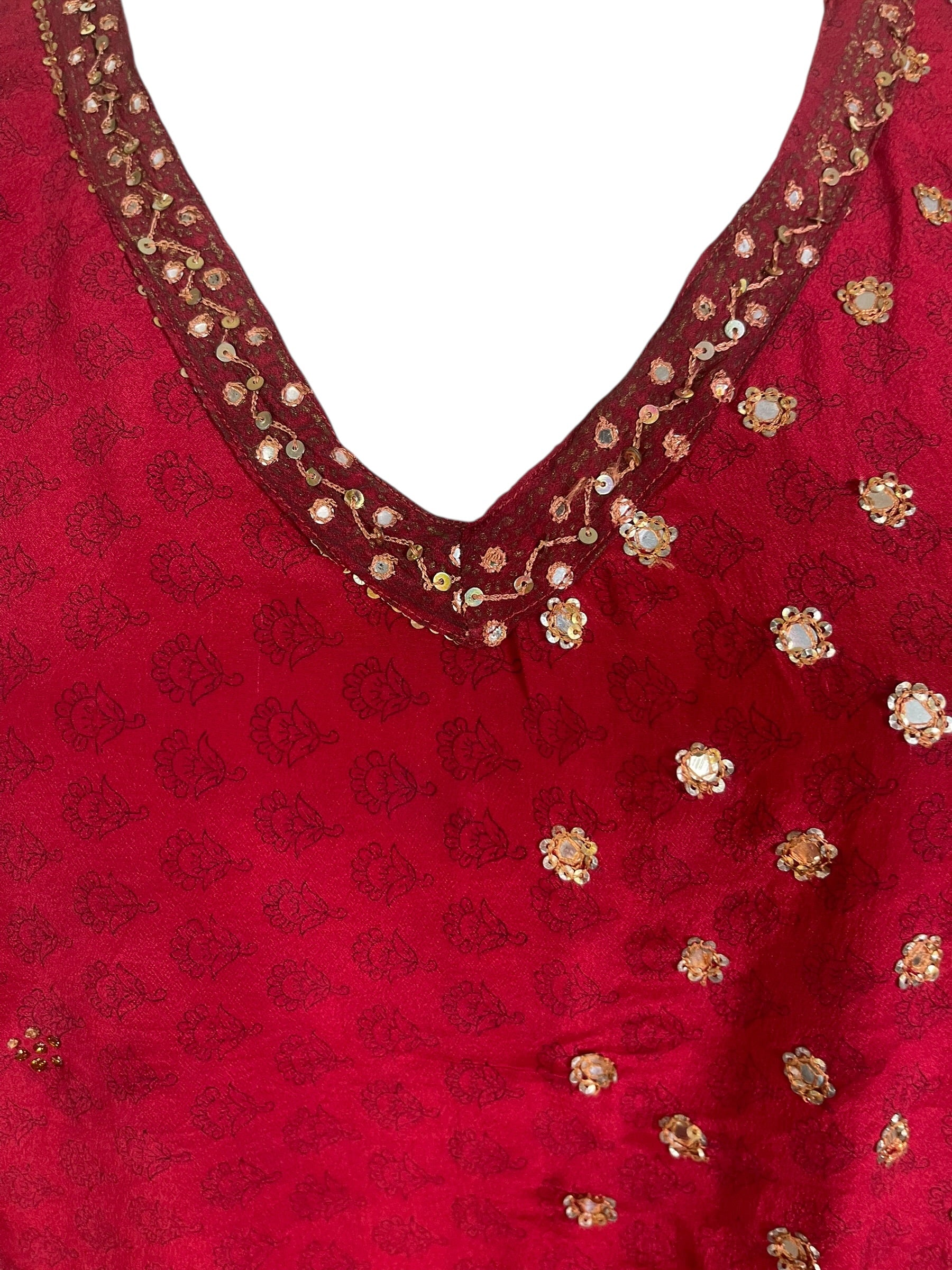 PRC9055 Wabi Sabi Pure Silk Long Tunic with Side Ties