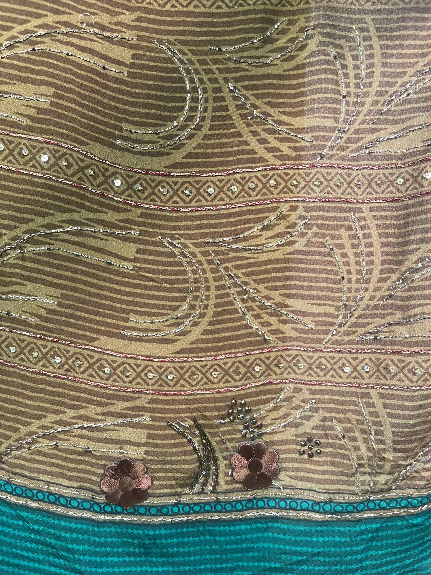 PRC8245 Avatar Pure Silk Maxi Kaftan