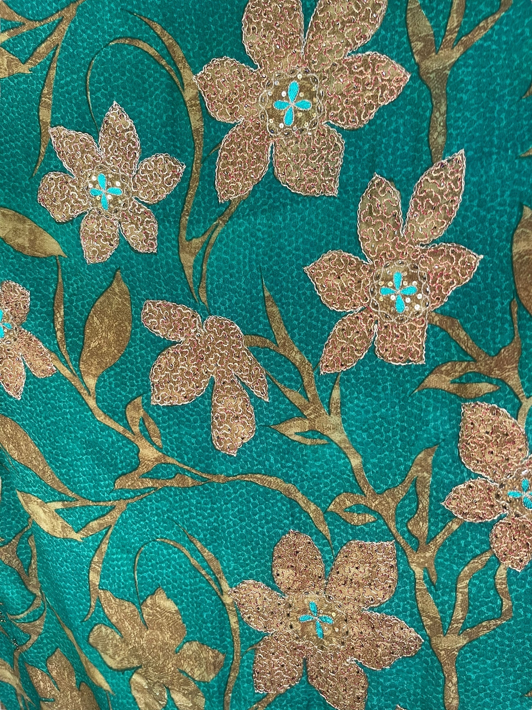 PRC8245 Avatar Pure Silk Maxi Kaftan