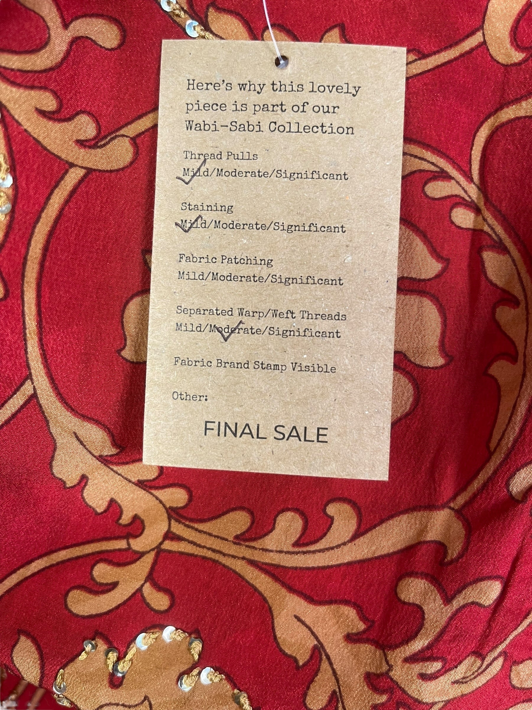 PRC8249 Wabi Sabi Pure Silk Maxi Kaftan