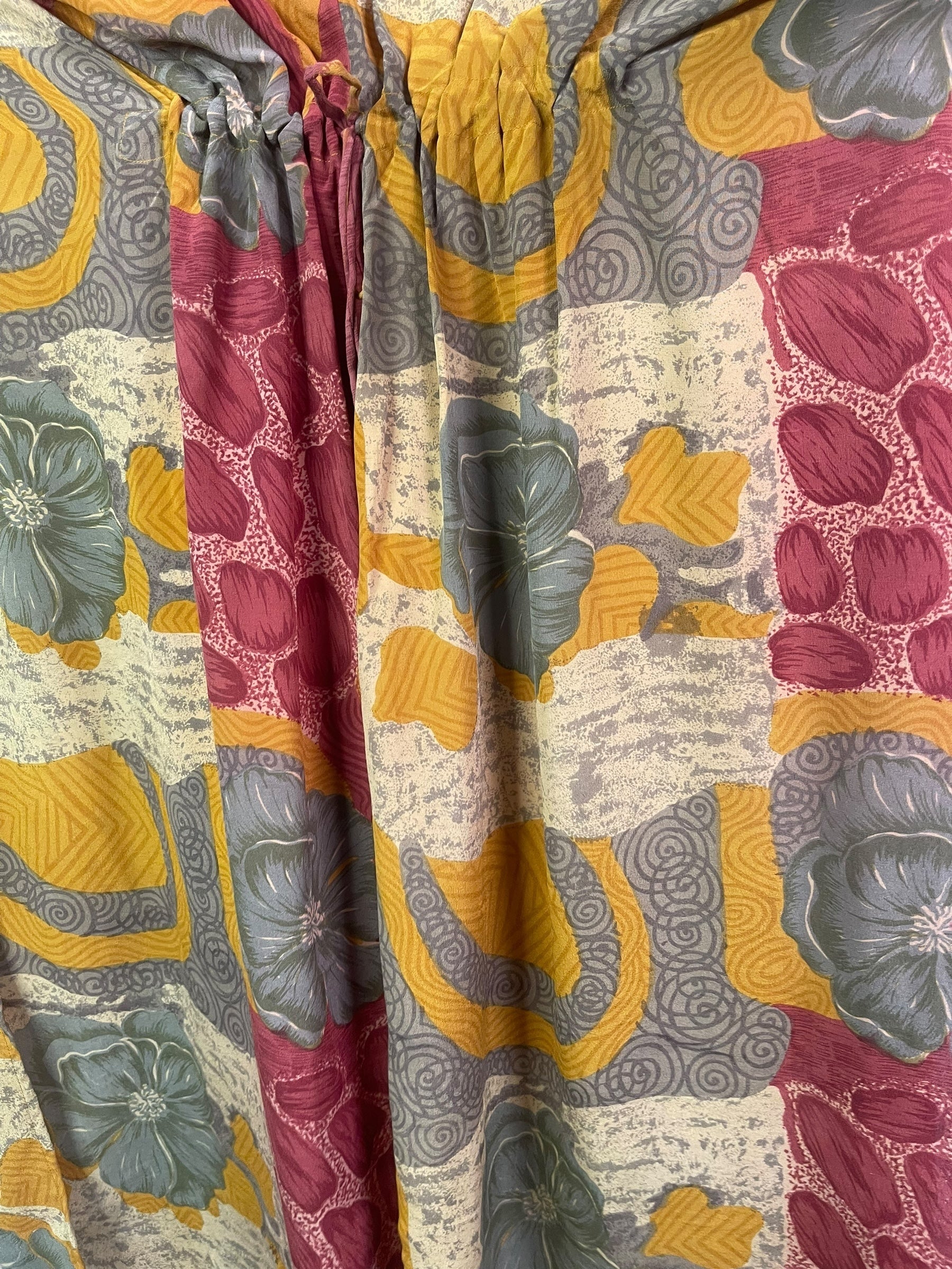 PRC8256 Wabi Sabi Pure Silk Maxi Kaftan