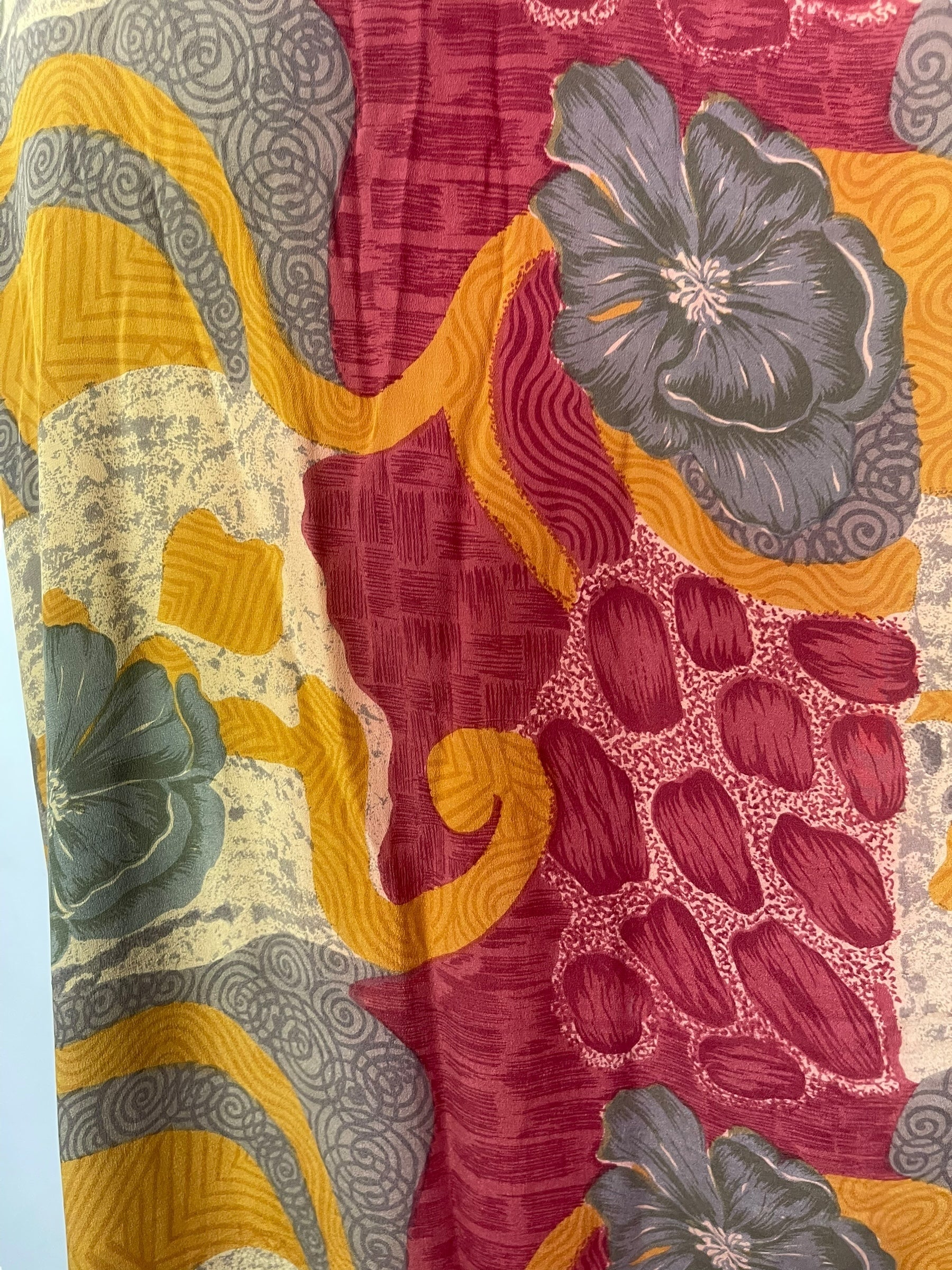 PRC8256 Wabi Sabi Pure Silk Maxi Kaftan