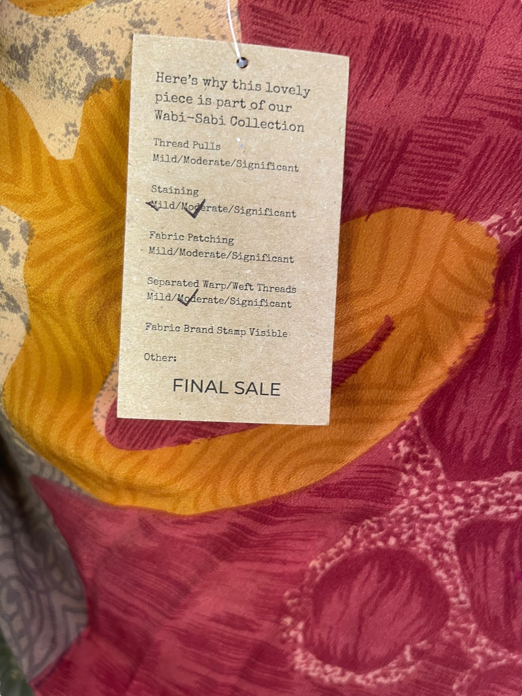 PRC8256 Wabi Sabi Pure Silk Maxi Kaftan