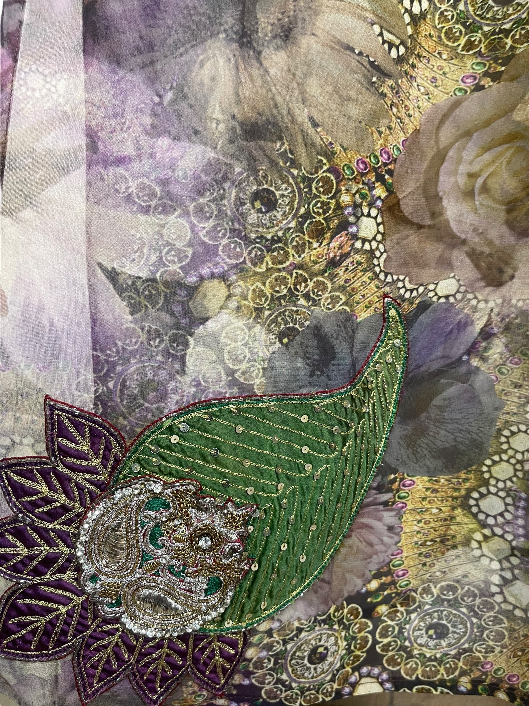 PRG8260 Sheer Wabi Sabi Pure Silk Maxi Kaftan