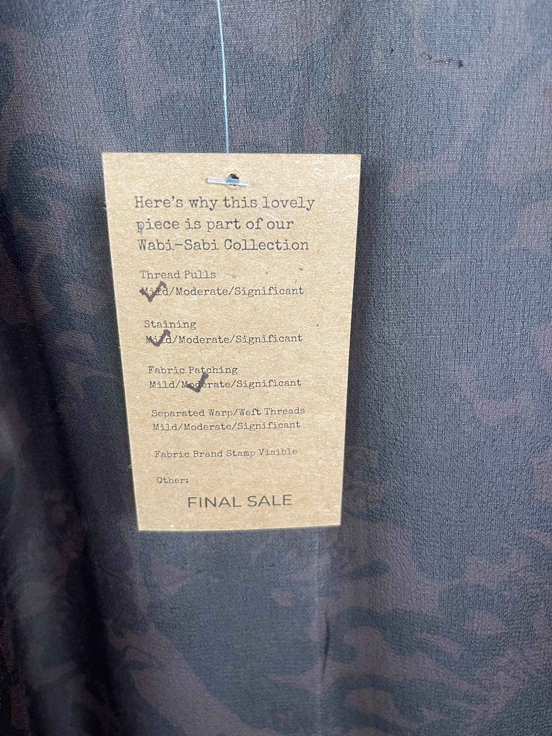 PRG9048 Sheer Wabi Sabi Pure Silk Long Tunic with Side Ties