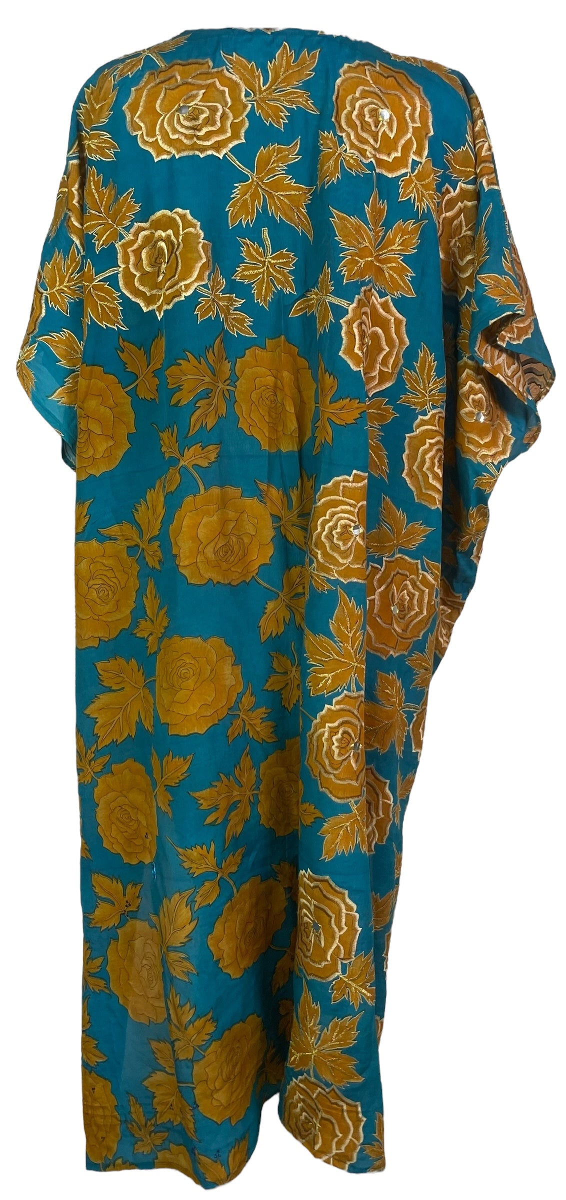 PRC8246 Wabi Sabi Pure Silk Maxi Kaftan by DECEMBER2025 – Handmade ethical Maxi Kaftan from sariKNOTsari using upcycled silk. Designed in Canada for travel and slow fashion, loved from Toronto to LA to Sydney.
