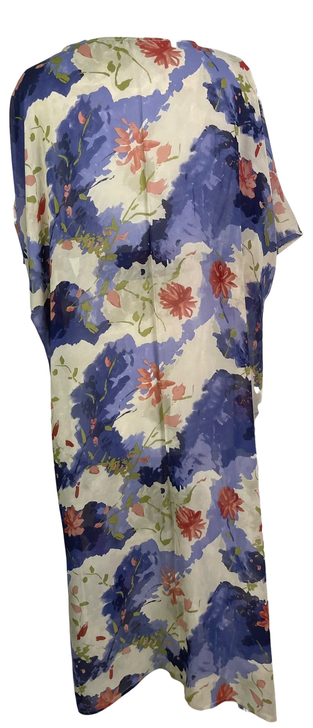 Releases Sunday at 8pm EST PRG9054 Sheer Wabi Sabi Pure Silk Kimono Sleeved Duster with Belt