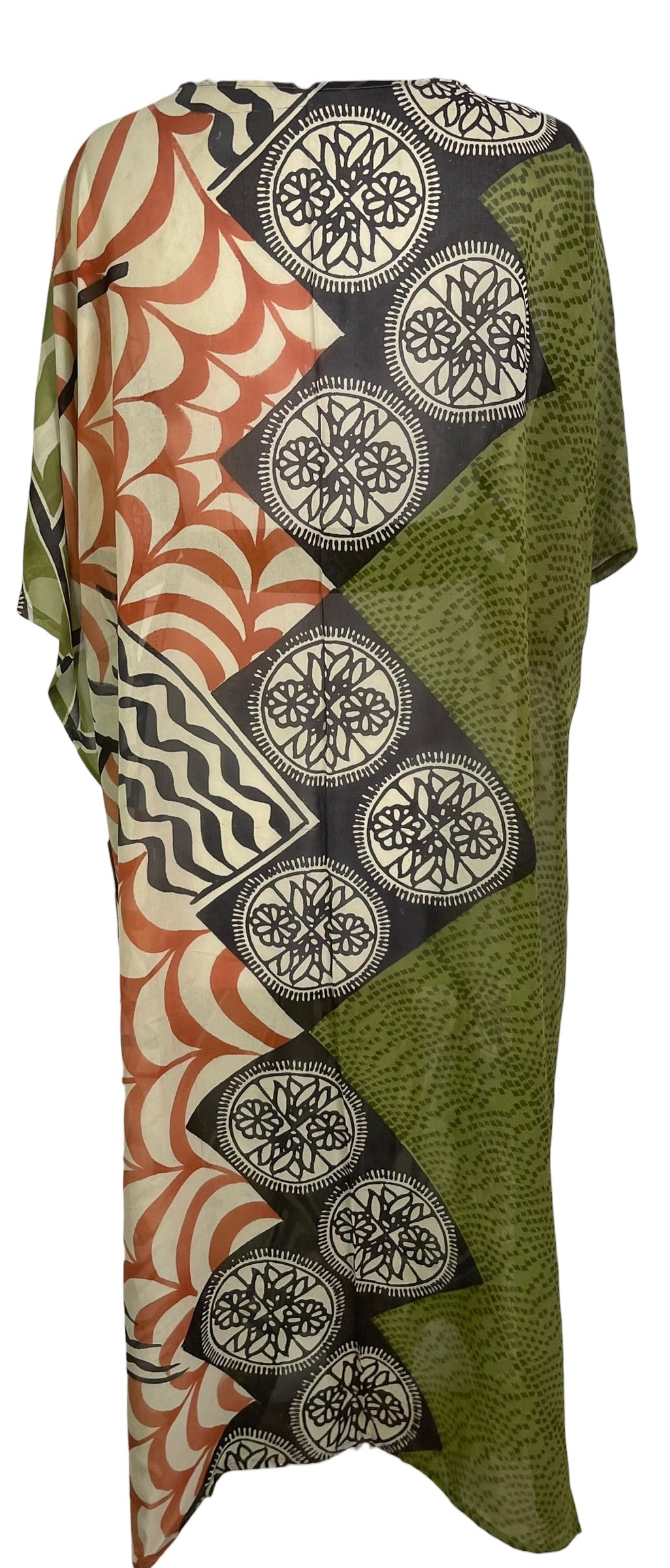 Releases Sunday at 8pm EST PRG9044 Sheer Wabi Sabi Pure Silk Kimono Sleeved Duster with Belt