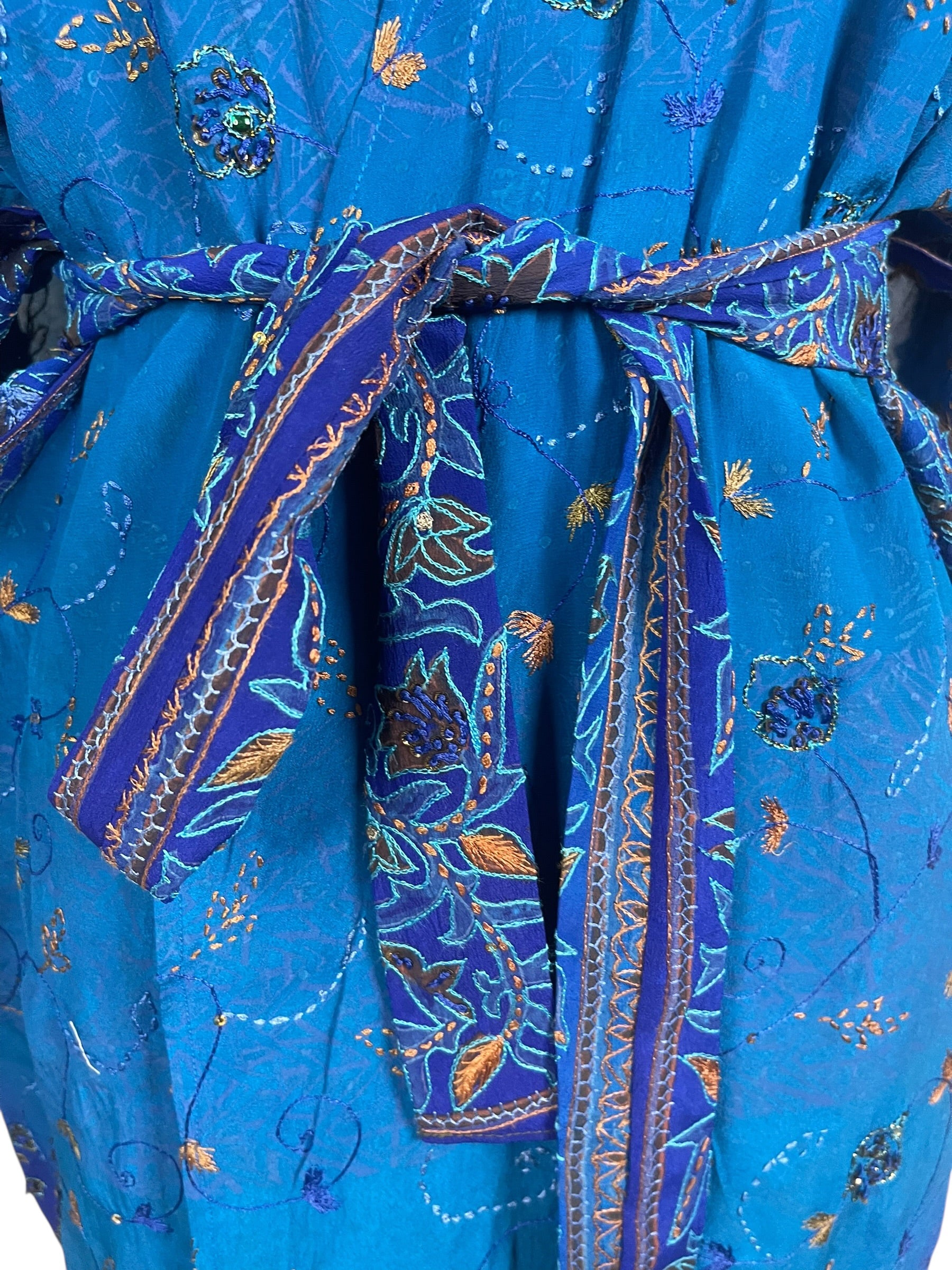 Releases Sunday at 8pm EST PRC9061 Wabi Sabi Pure Silk Kimono Sleeved Duster with Belt