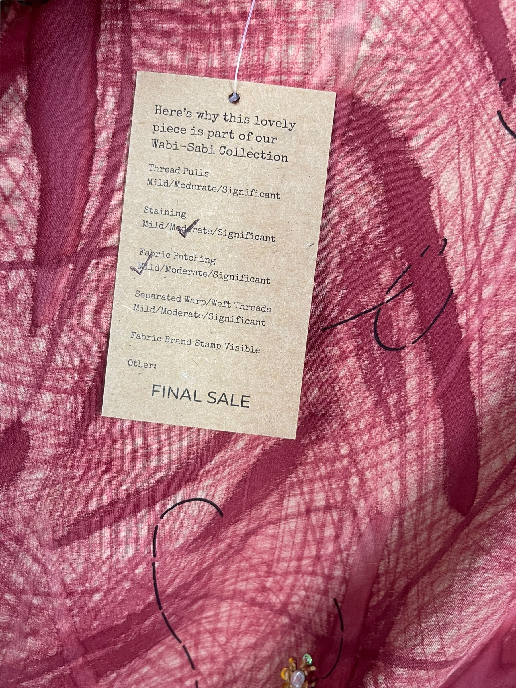 PRC8300B Wabi Sabi Pure Silk Bolero