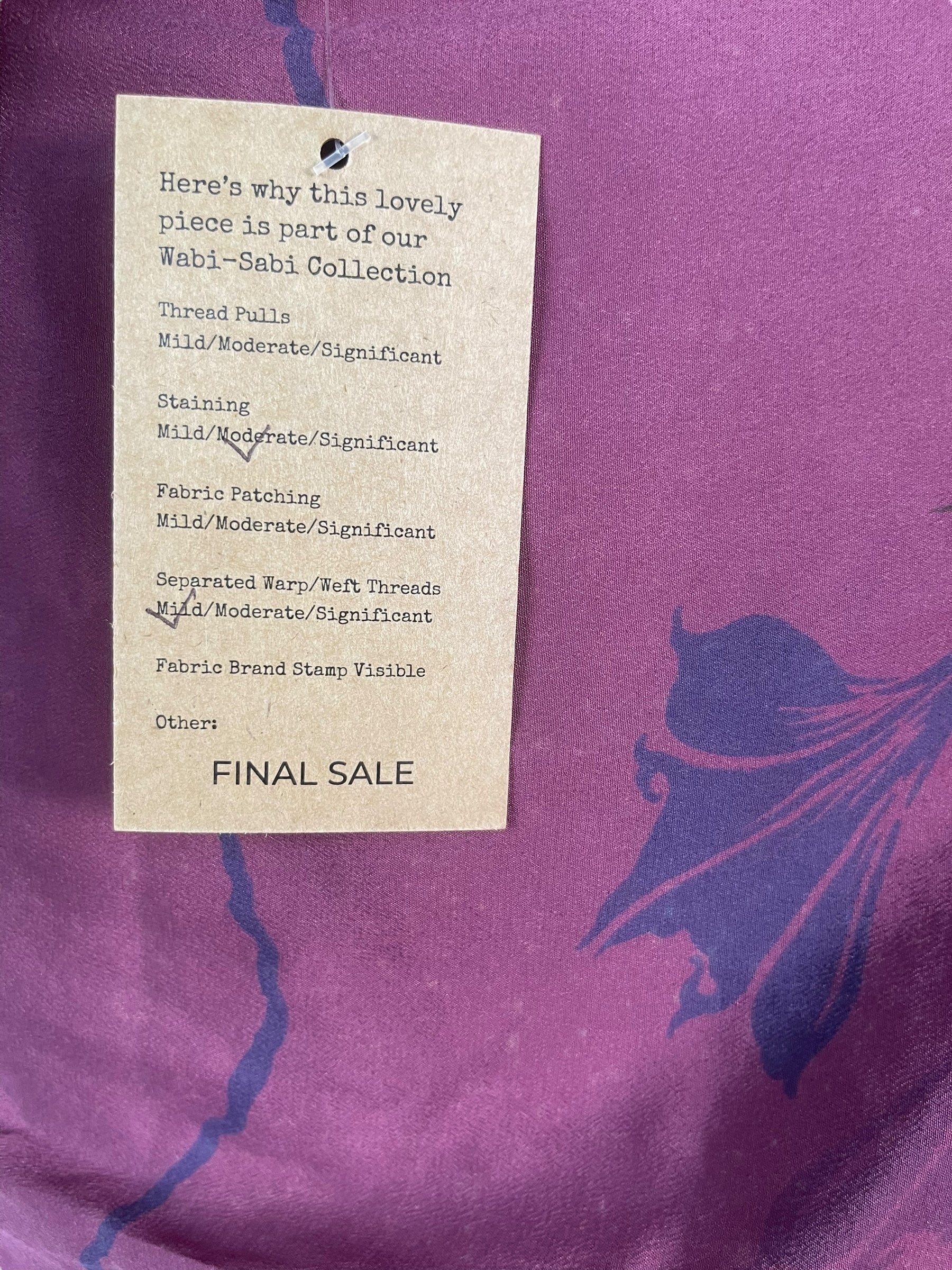 PRC7892 Wabi Sabi Pure Silk Bolero