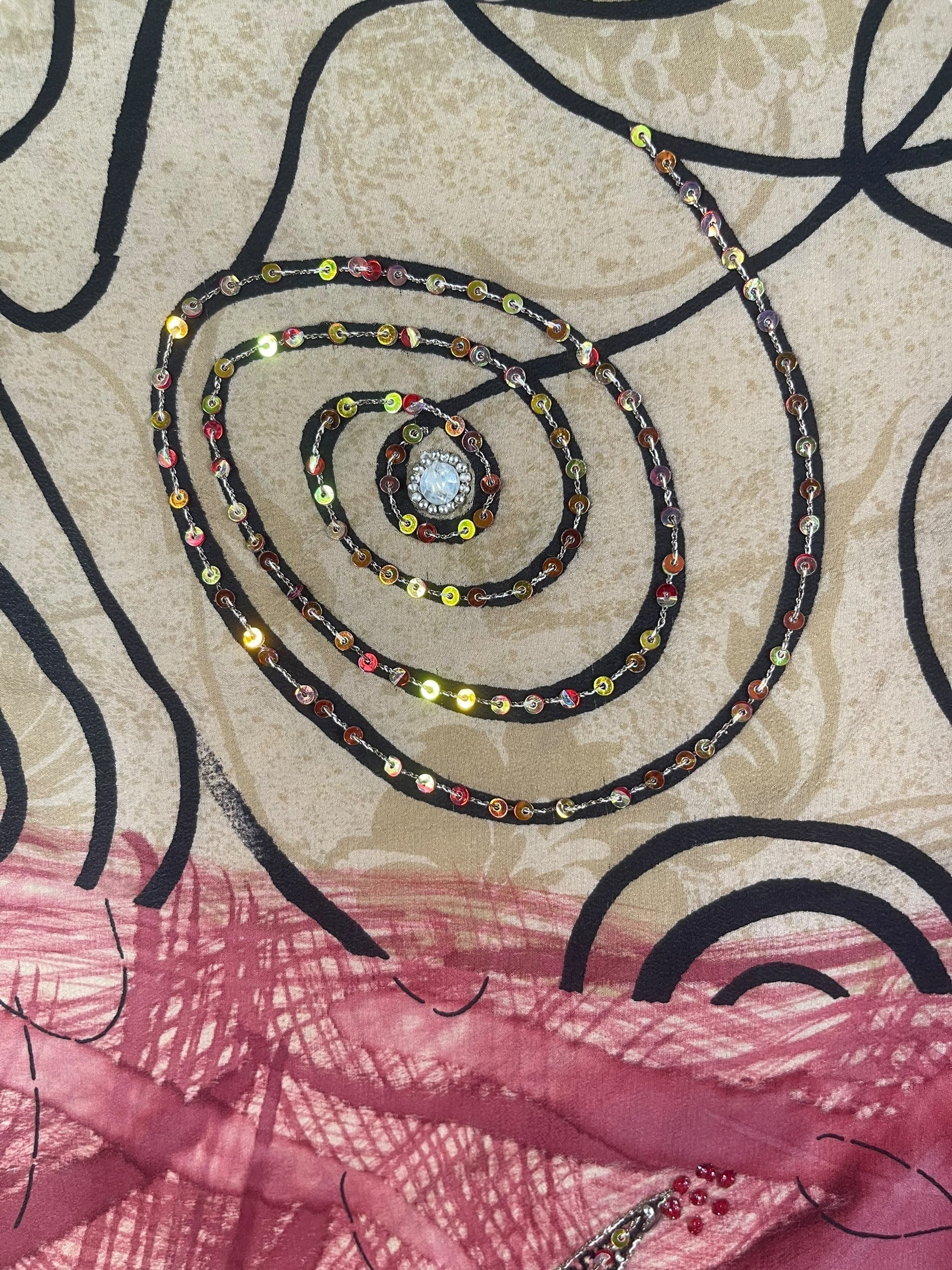 PRC8300A Wabi Sabi Pure Silk Bolero