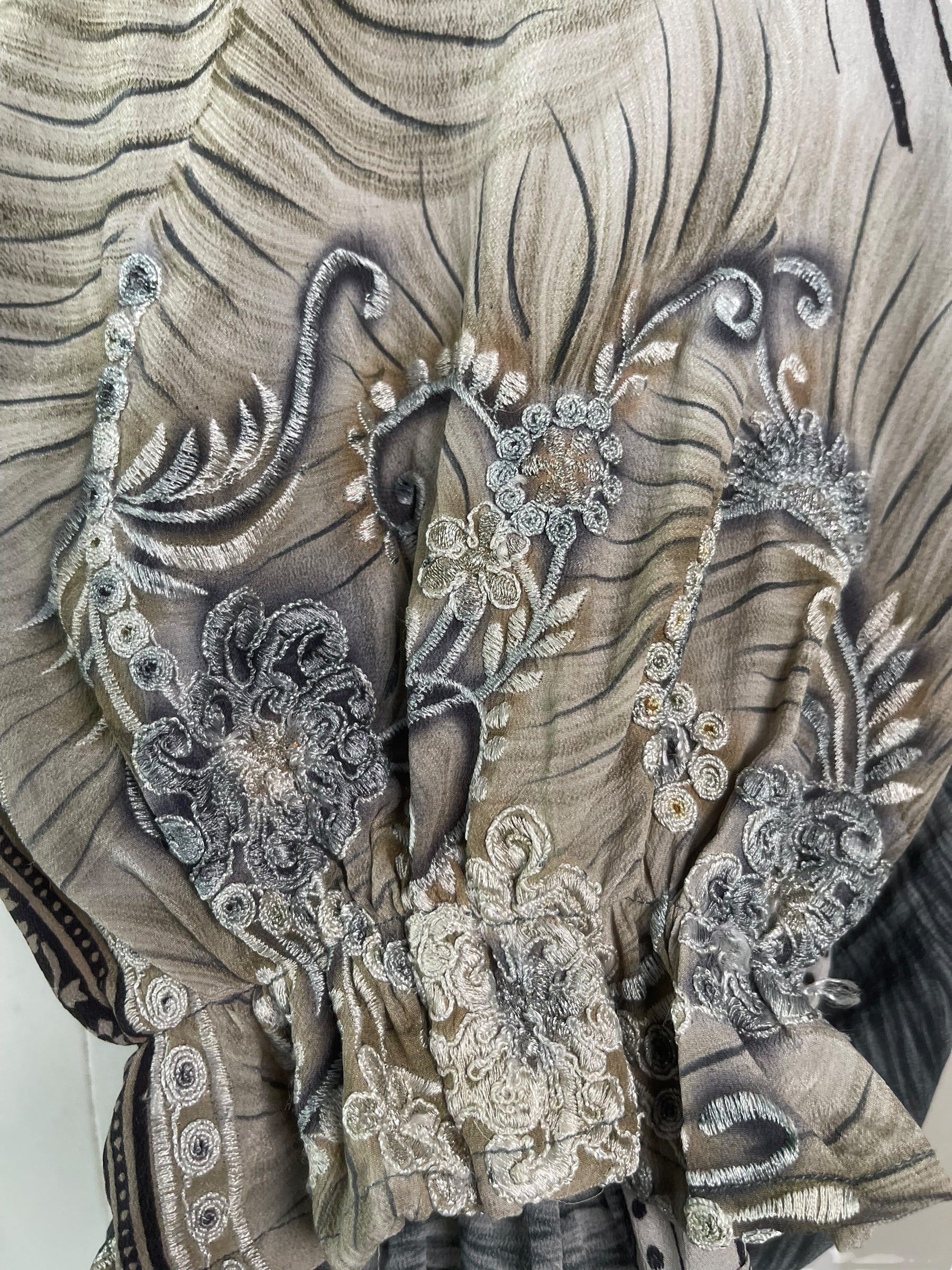 PRC8298B Wabi Sabi Pure Silk Bolero