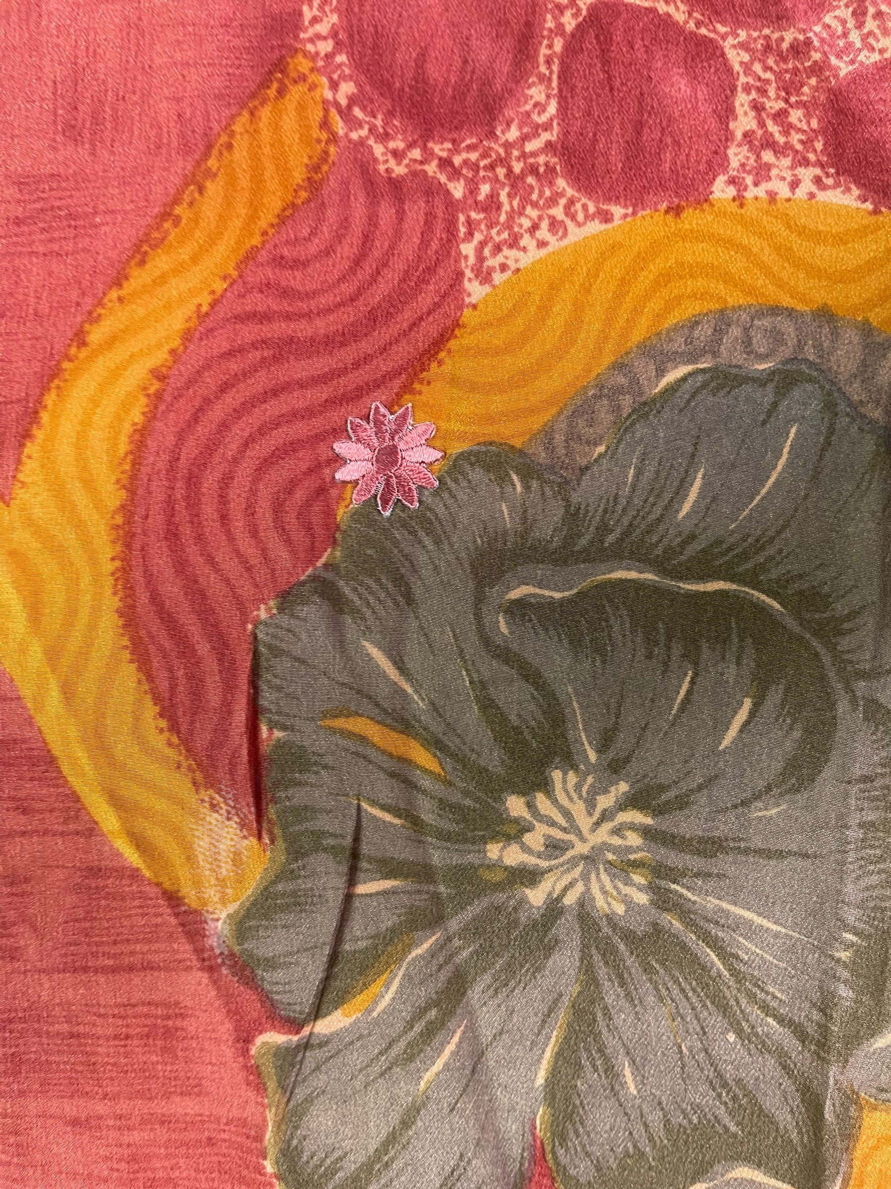 PRC8256 Wabi Sabi Pure Silk Kimono Sleeved Duster with Belt