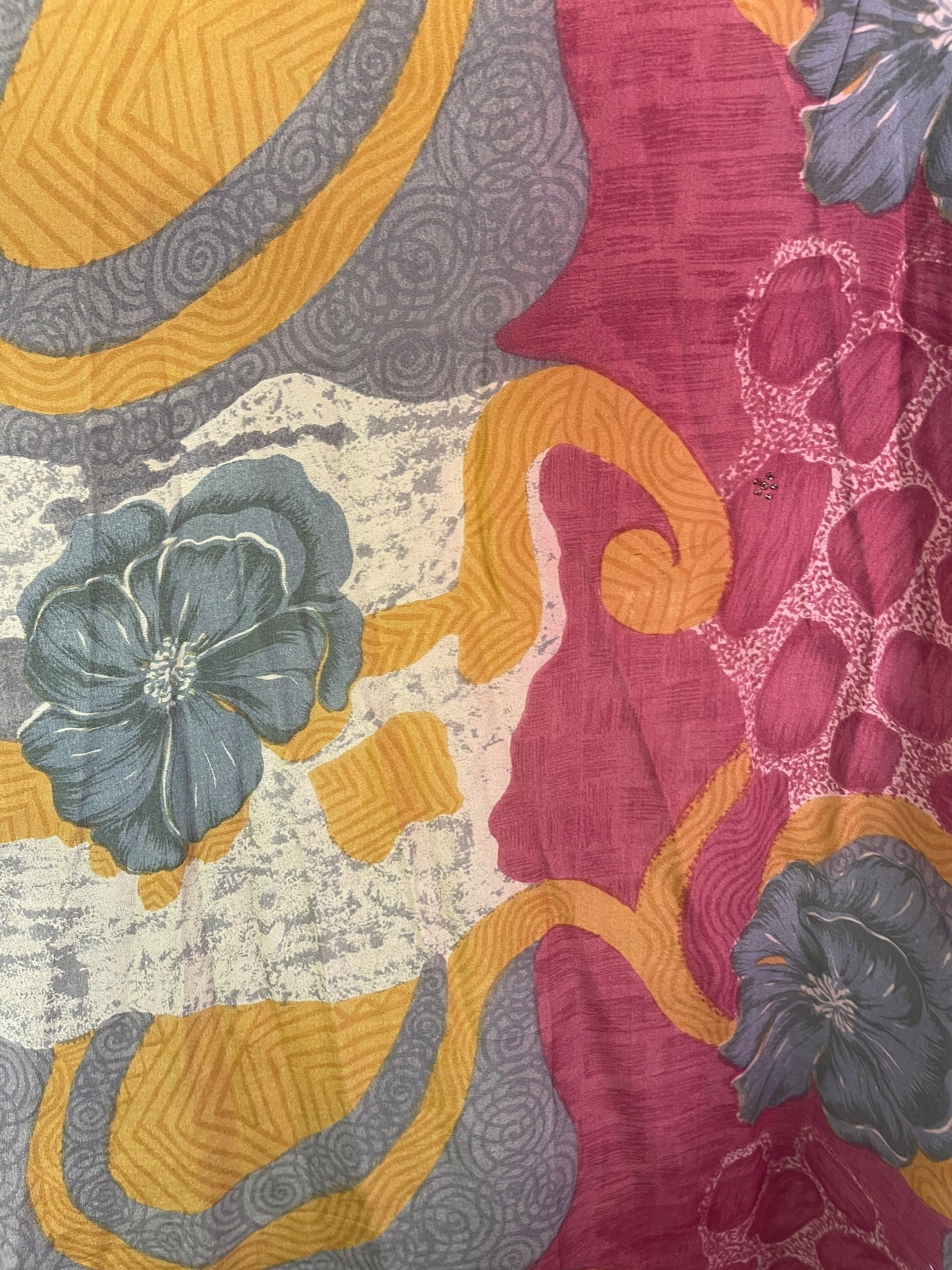 PRC8256 Wabi Sabi Pure Silk Kimono Sleeved Duster with Belt