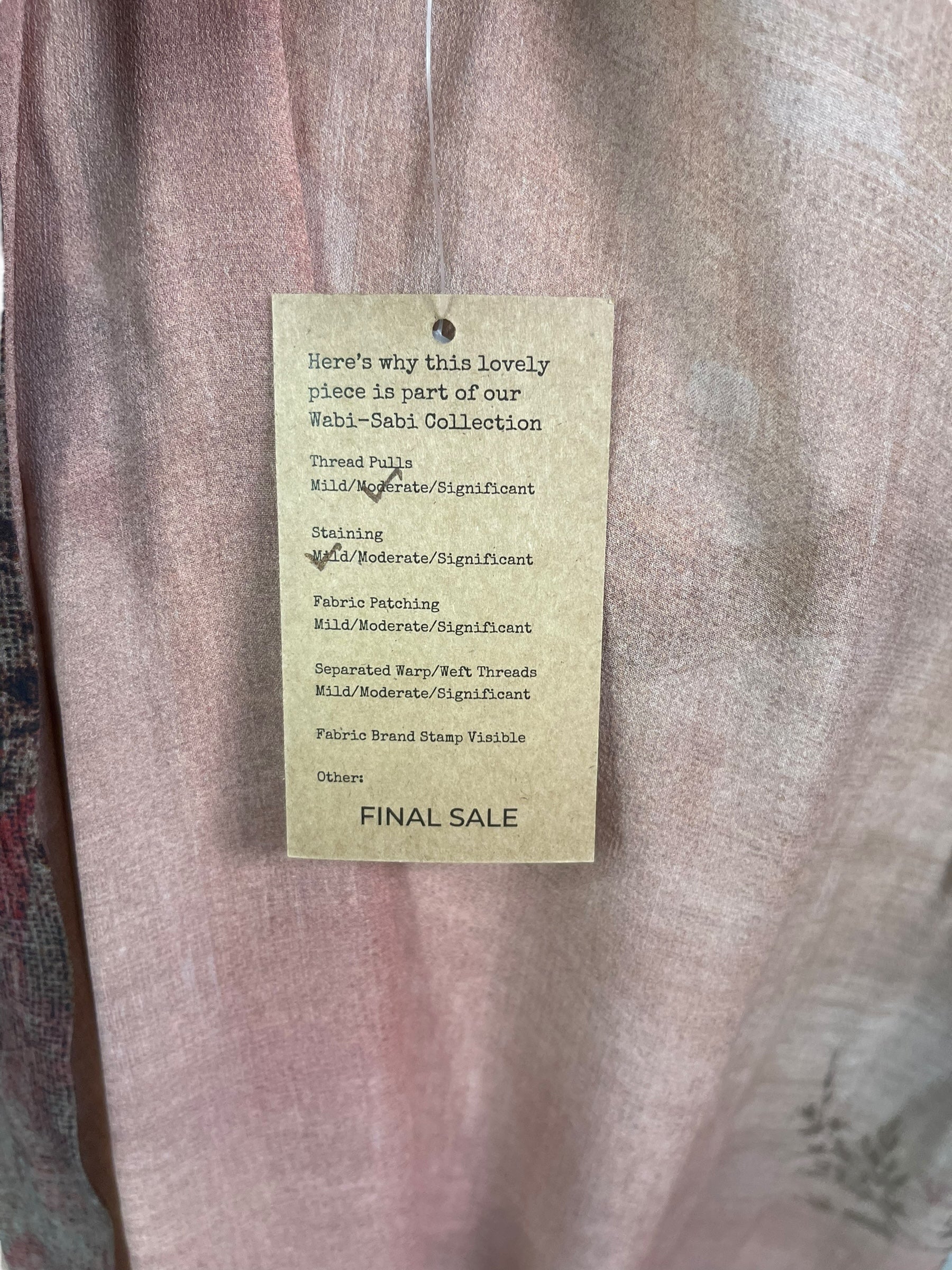 PRG8261 Sheer Wabi Sabi Pure Silk Kimono Sleeved Duster with Belt