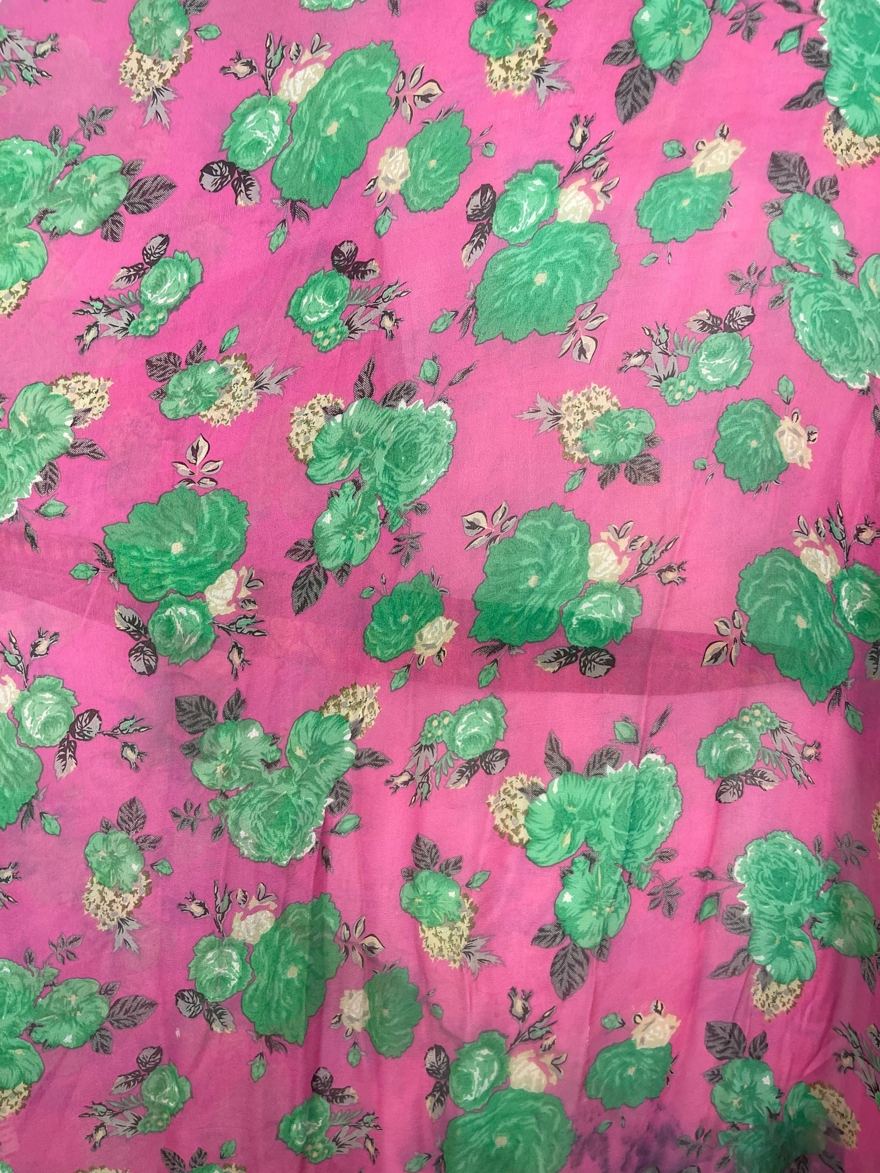 PRG8350 Sheer Wabi Sabi Pure Silk Kimono Sleeved Duster with Belt