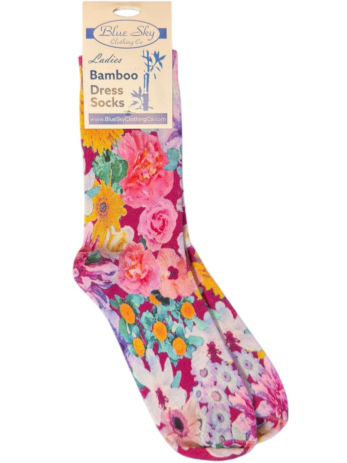Garden Party Bamboo Crew Socks