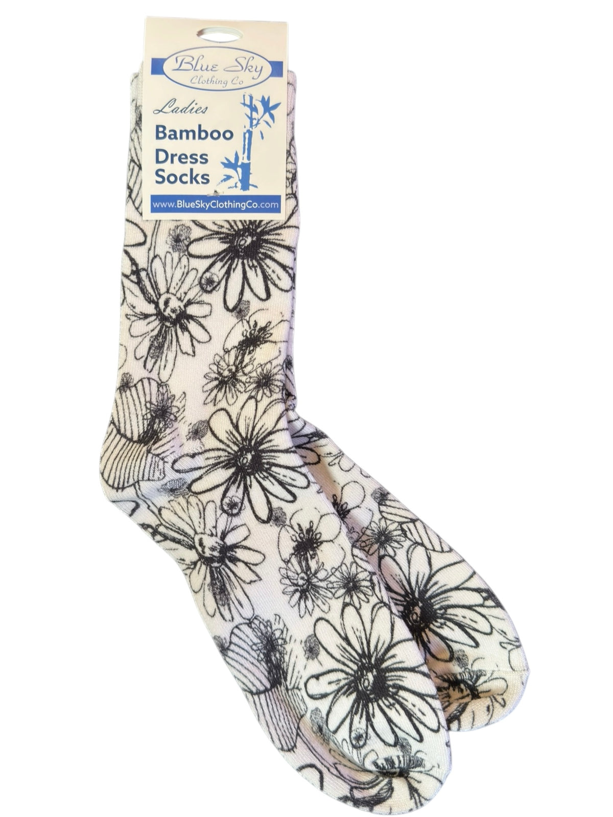 Daisy Doodles Bamboo Crew Socks
